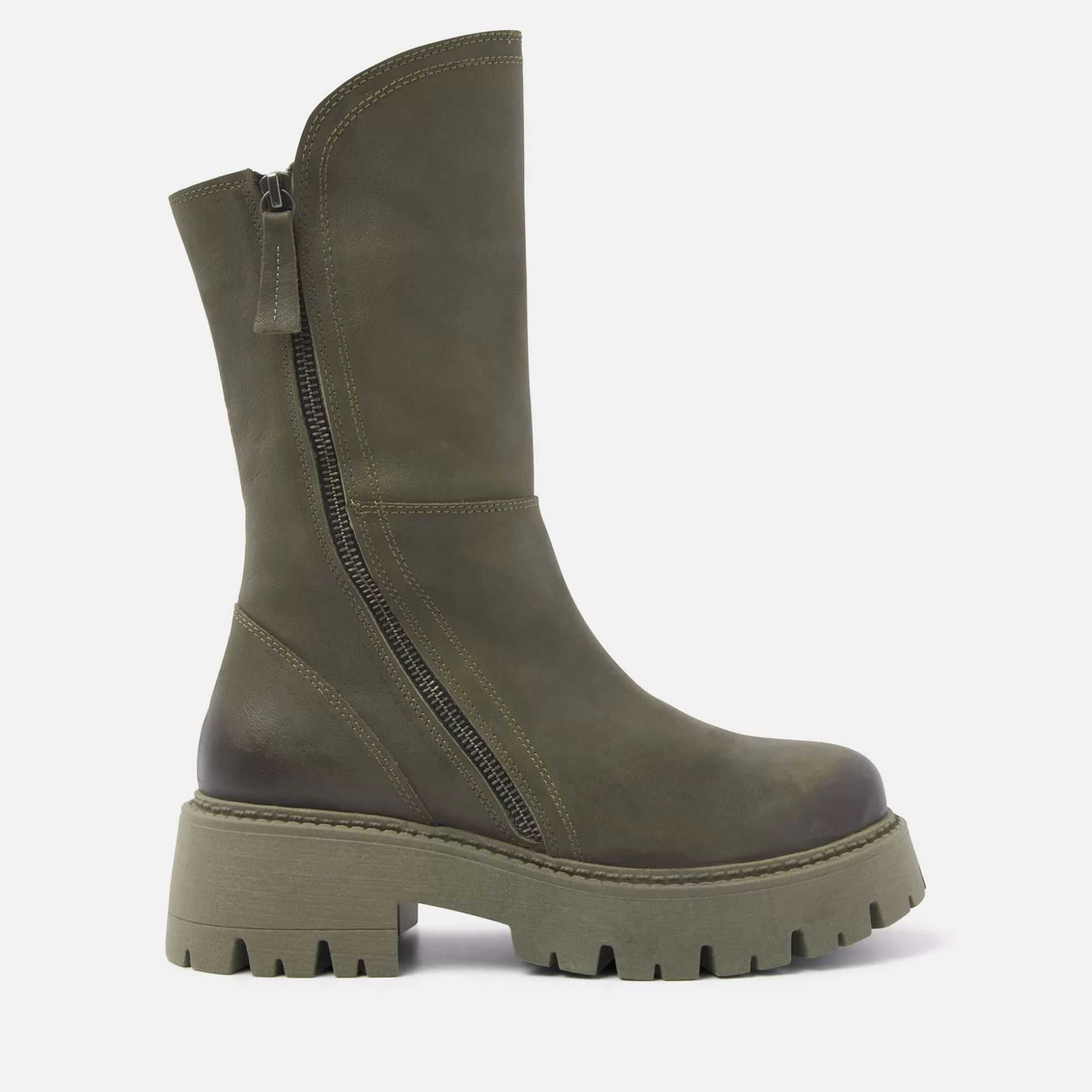 Vrouw Lazamani Dames Biker Boots 67.056 Green