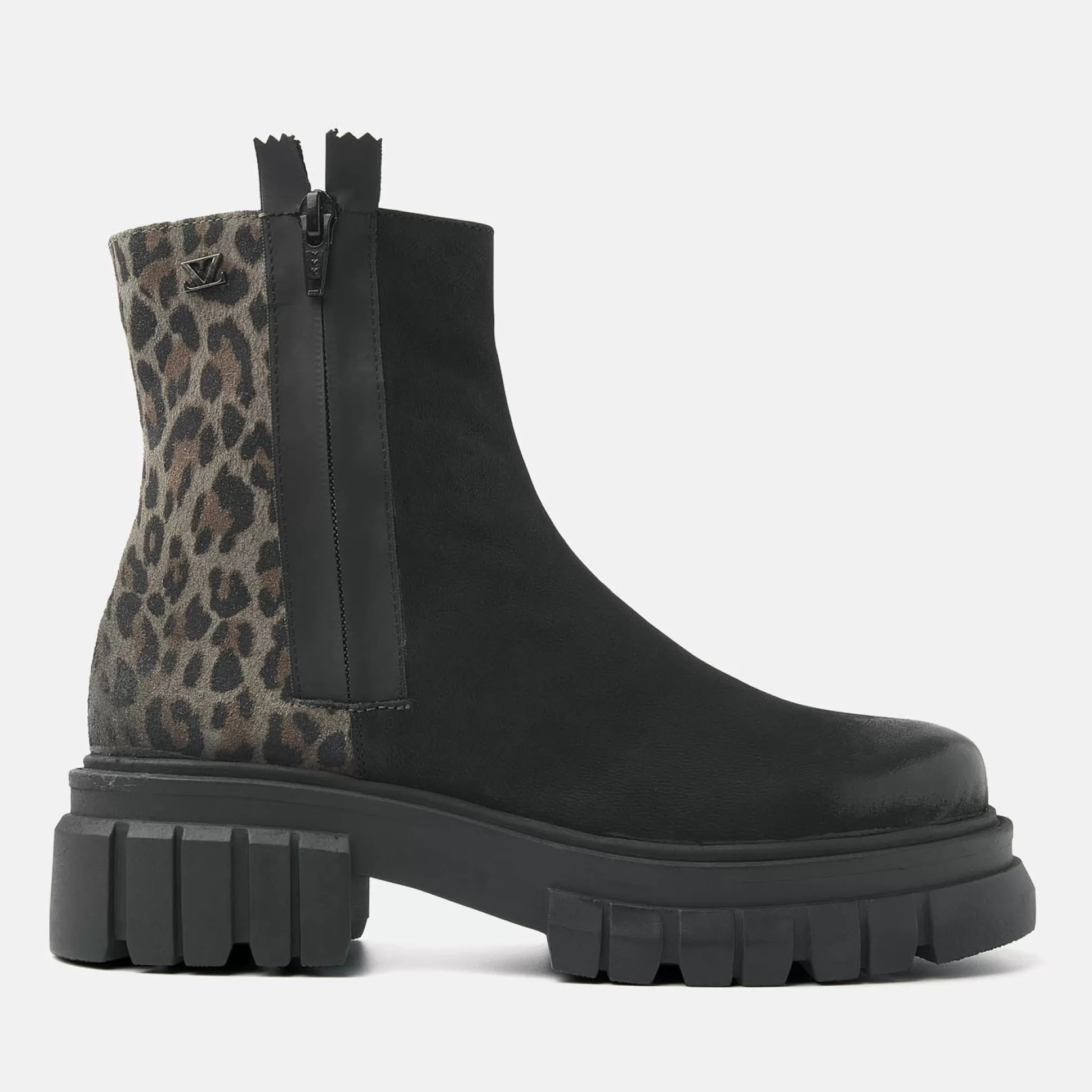 Vrouw Lazamani Dames Boots 85.612 Leopard-Black