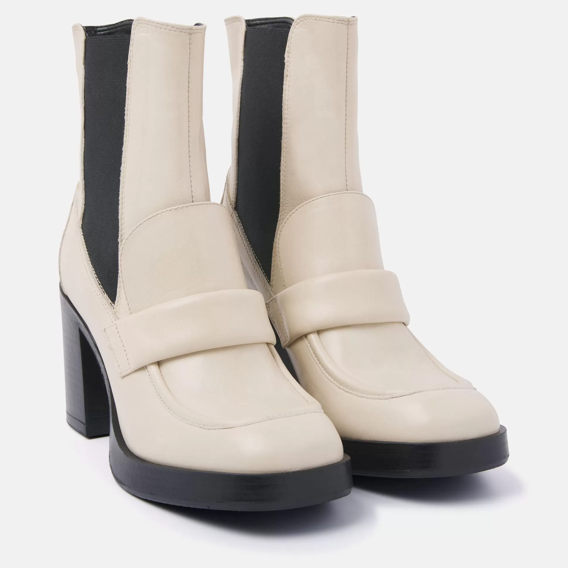 Vrouw Lazamani Dames Chelsea Boots 55.094 Ecru