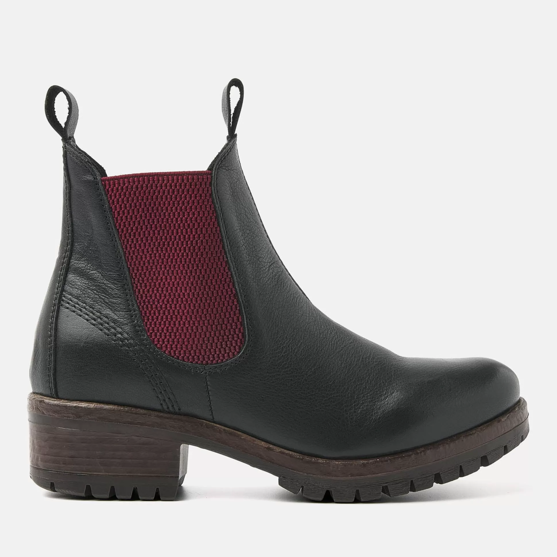 Vrouw Lazamani Dames Chelsea Boots 68.002 Black-Red