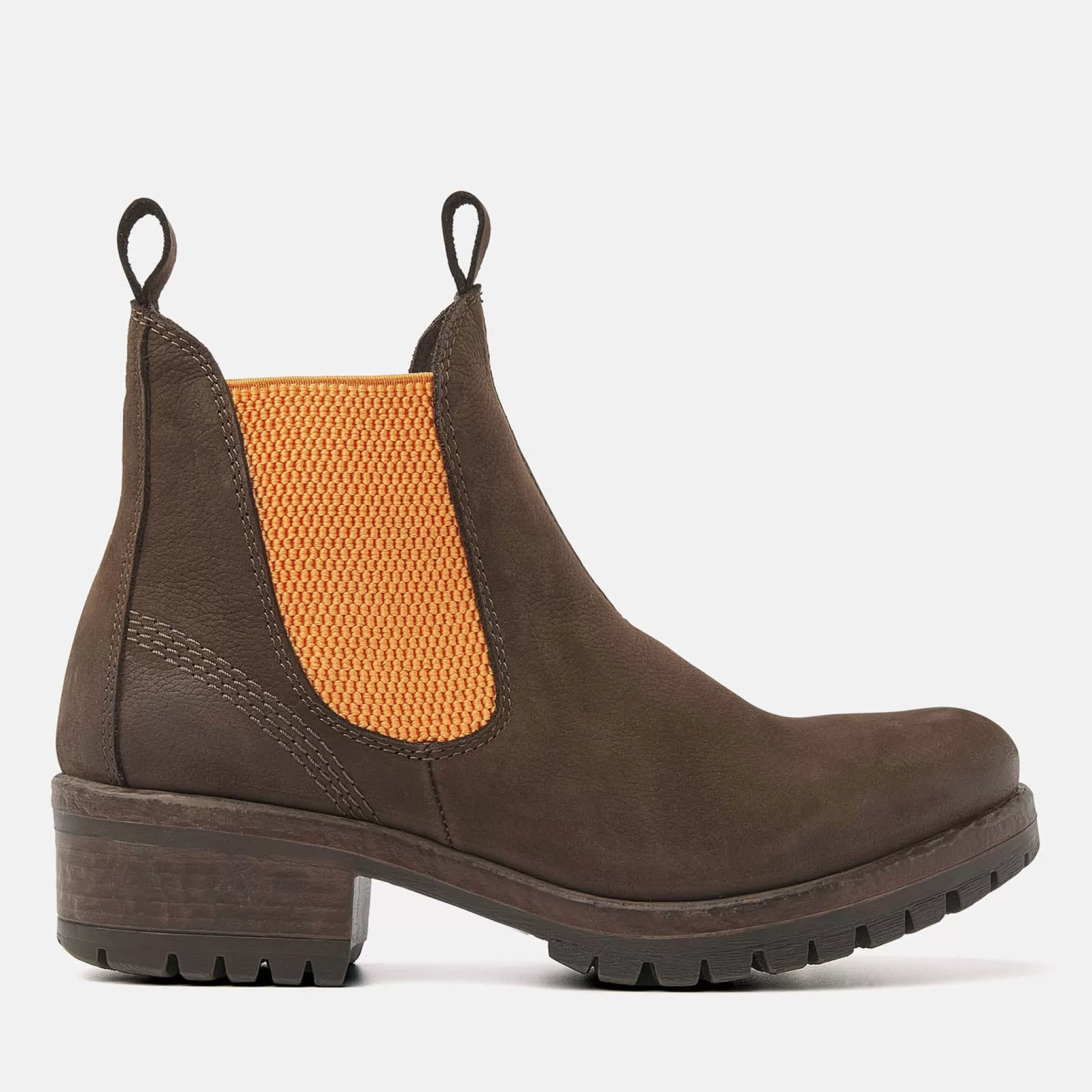 Vrouw Lazamani Dames Chelsea Boots 68.002 Brown-Orange