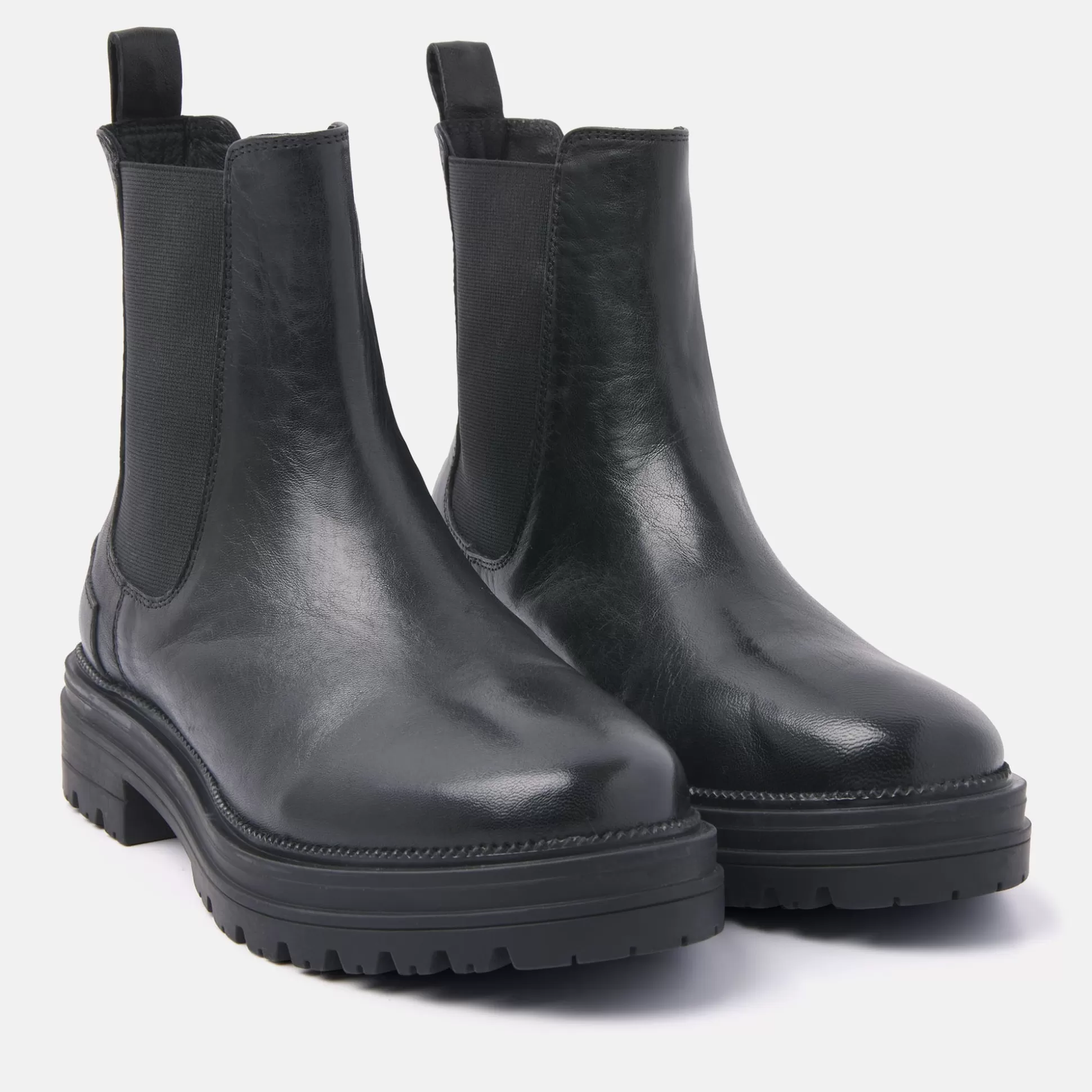 Vrouw Lazamani Dames Chelsea Boots 85.417 Black-Black