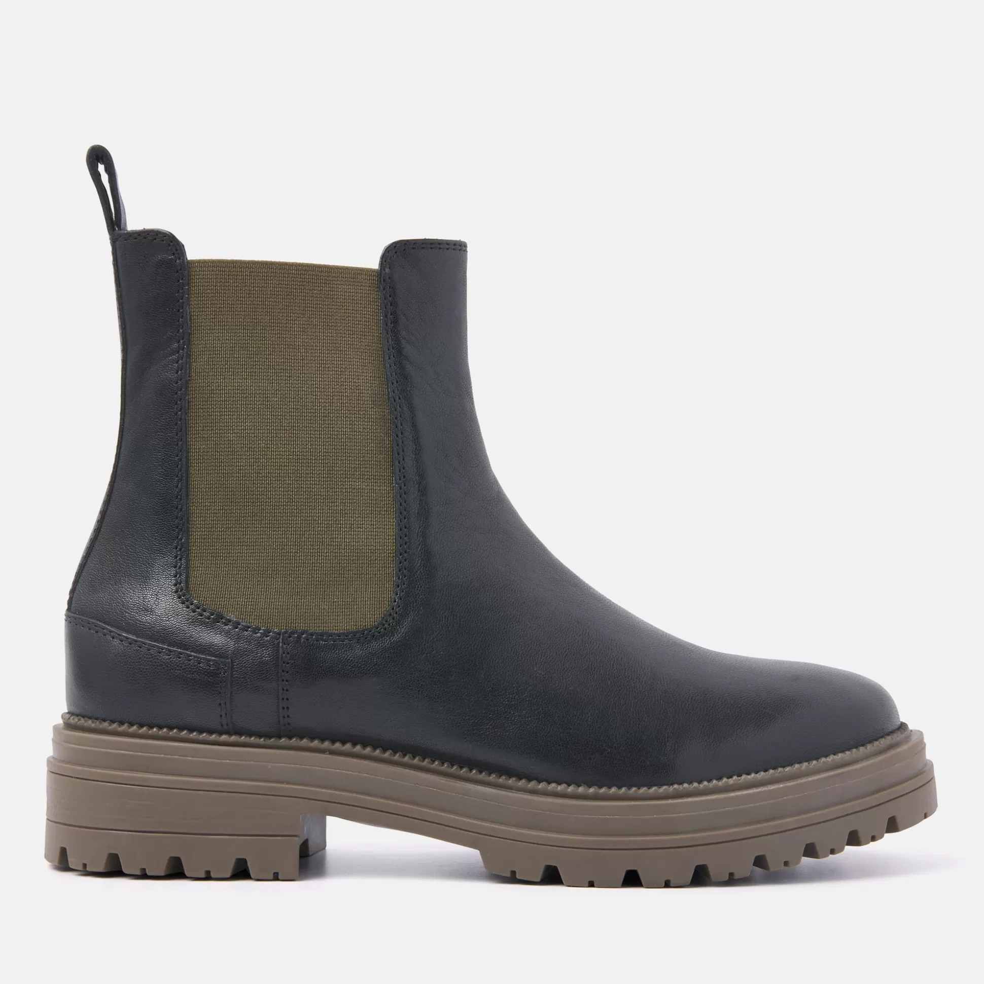 Vrouw Lazamani Dames Chelsea Boots 85.417 Khaki-Black