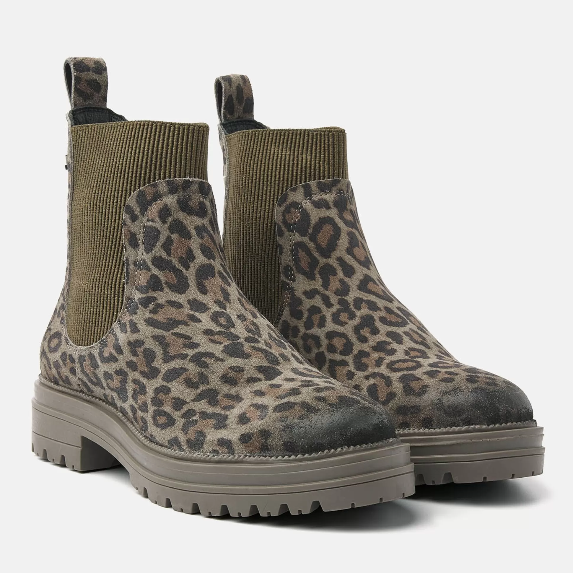 Vrouw Lazamani Dames Chelsea Boots 85.611 Leopard