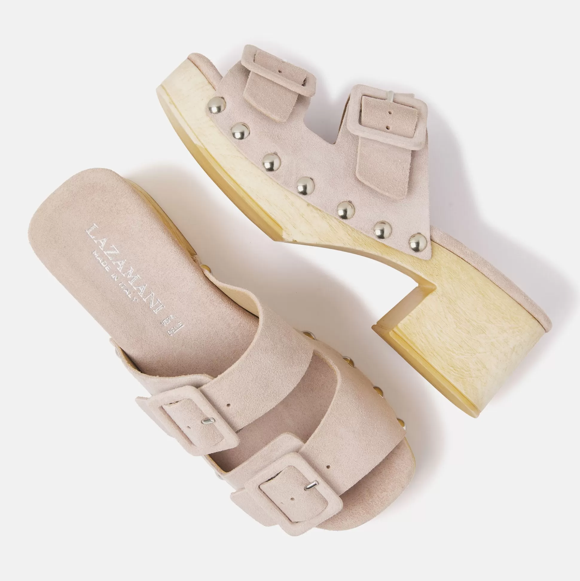 Vrouw Lazamani Dames Clogs 31.227 Nude