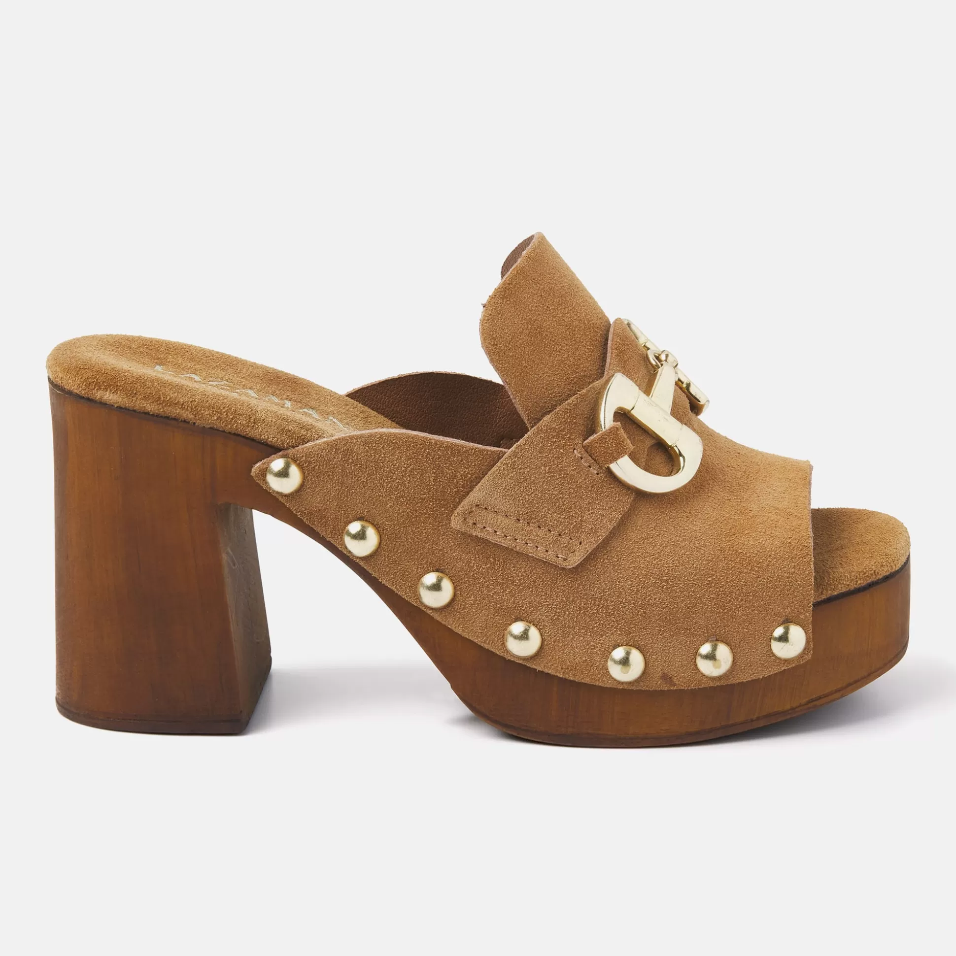 Vrouw Lazamani Dames Clogs 31.230 Cuoio