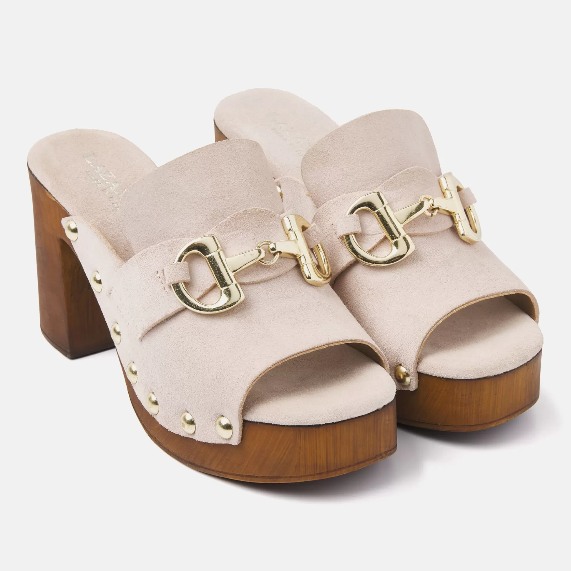 Vrouw Lazamani Dames Clogs 31.230 Nude