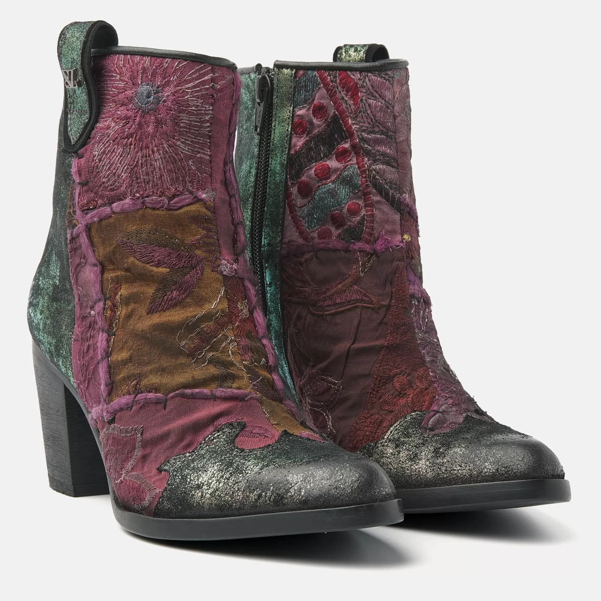 Vrouw Lazamani Dames Enkellaarsjes 85.605 Purple-Disco