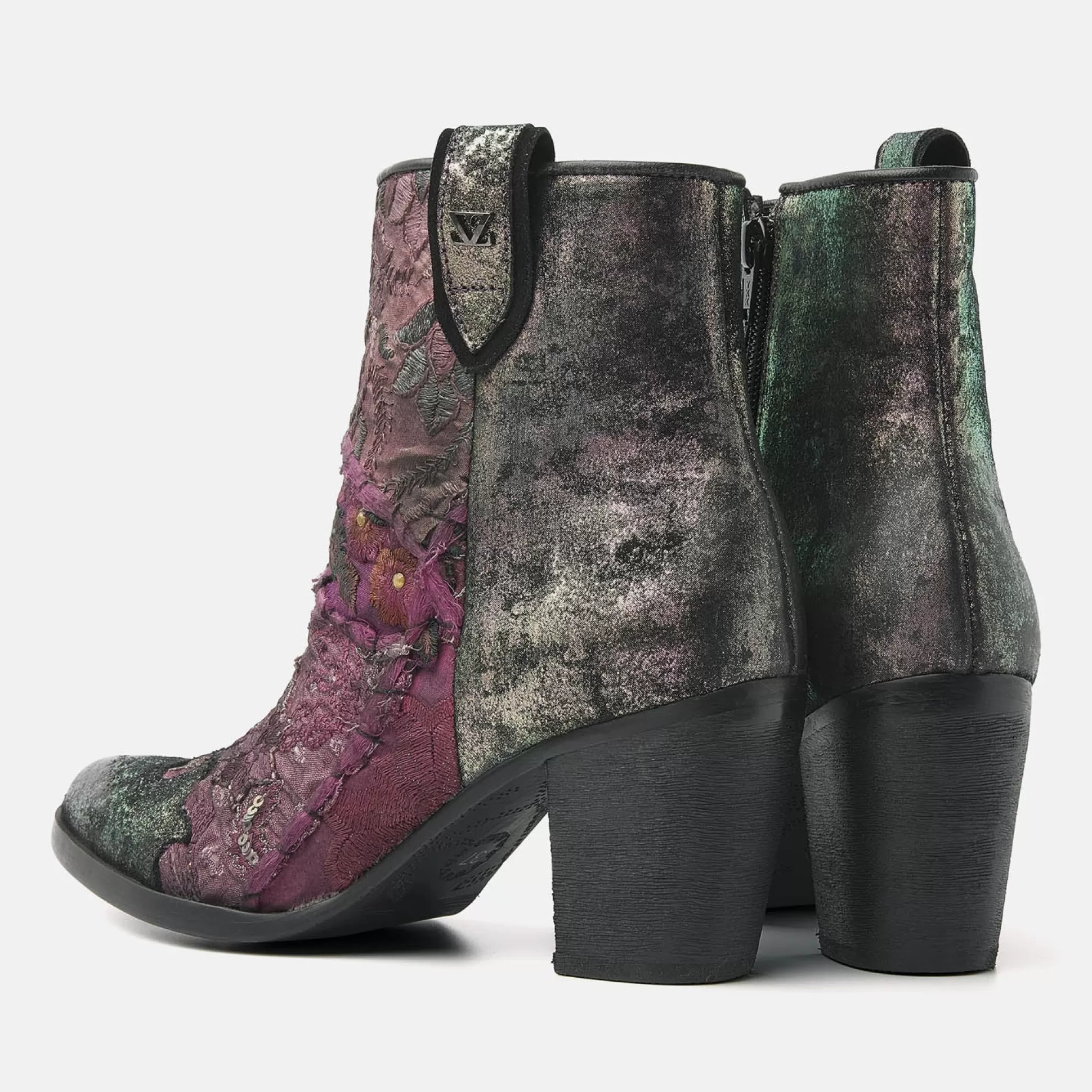 Vrouw Lazamani Dames Enkellaarsjes 85.605 Purple-Disco