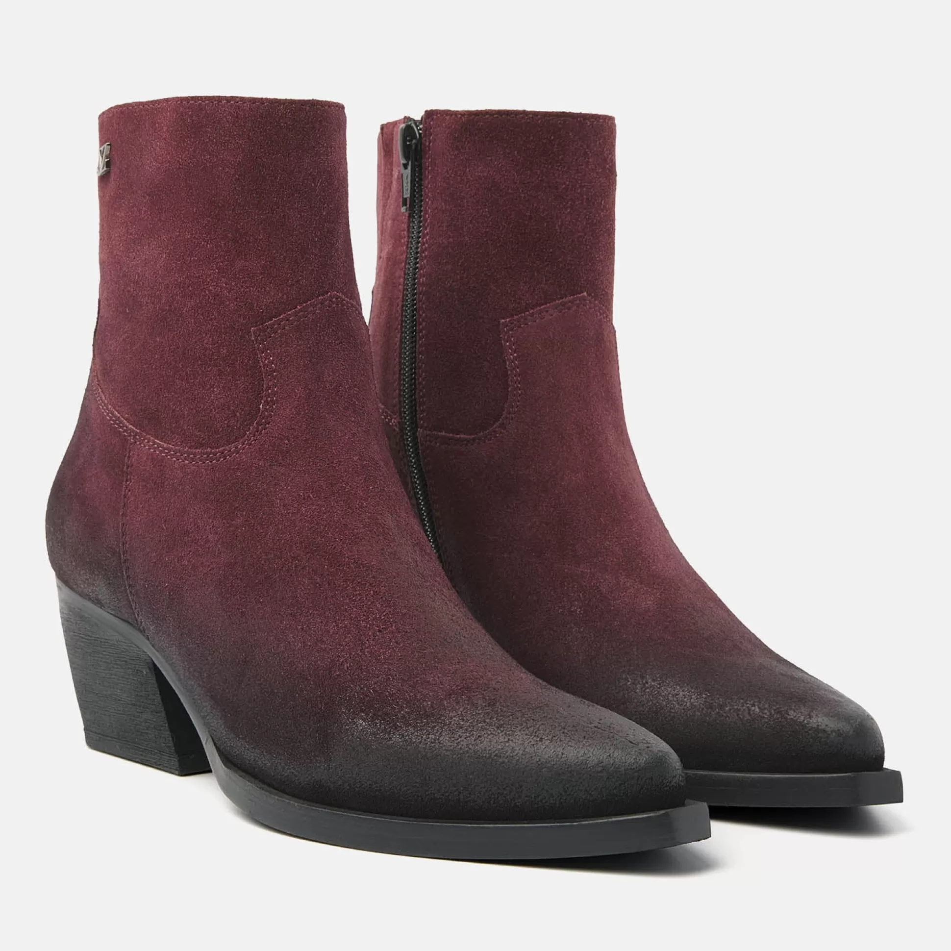 Vrouw Lazamani Dames Enkellaarsjes 85.632 Bordo