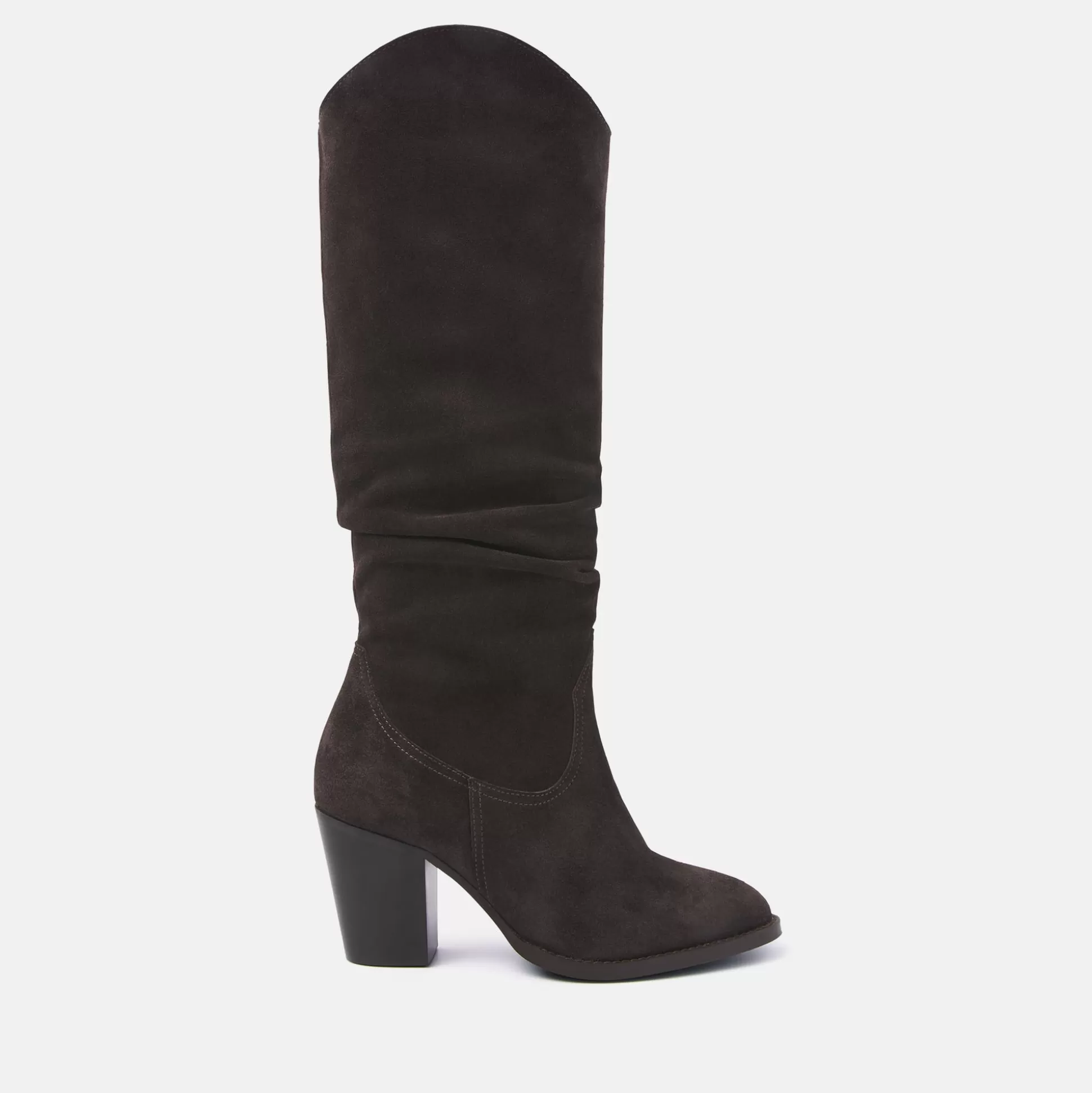 Vrouw Lazamani Dames Hoge Laarzen 57.318 Dark Brown