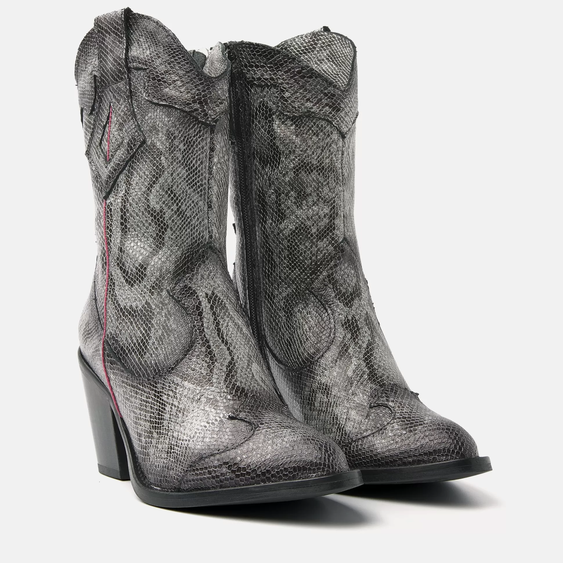 Vrouw Lazamani Dames Laarsjes 35.120 Grey-Python