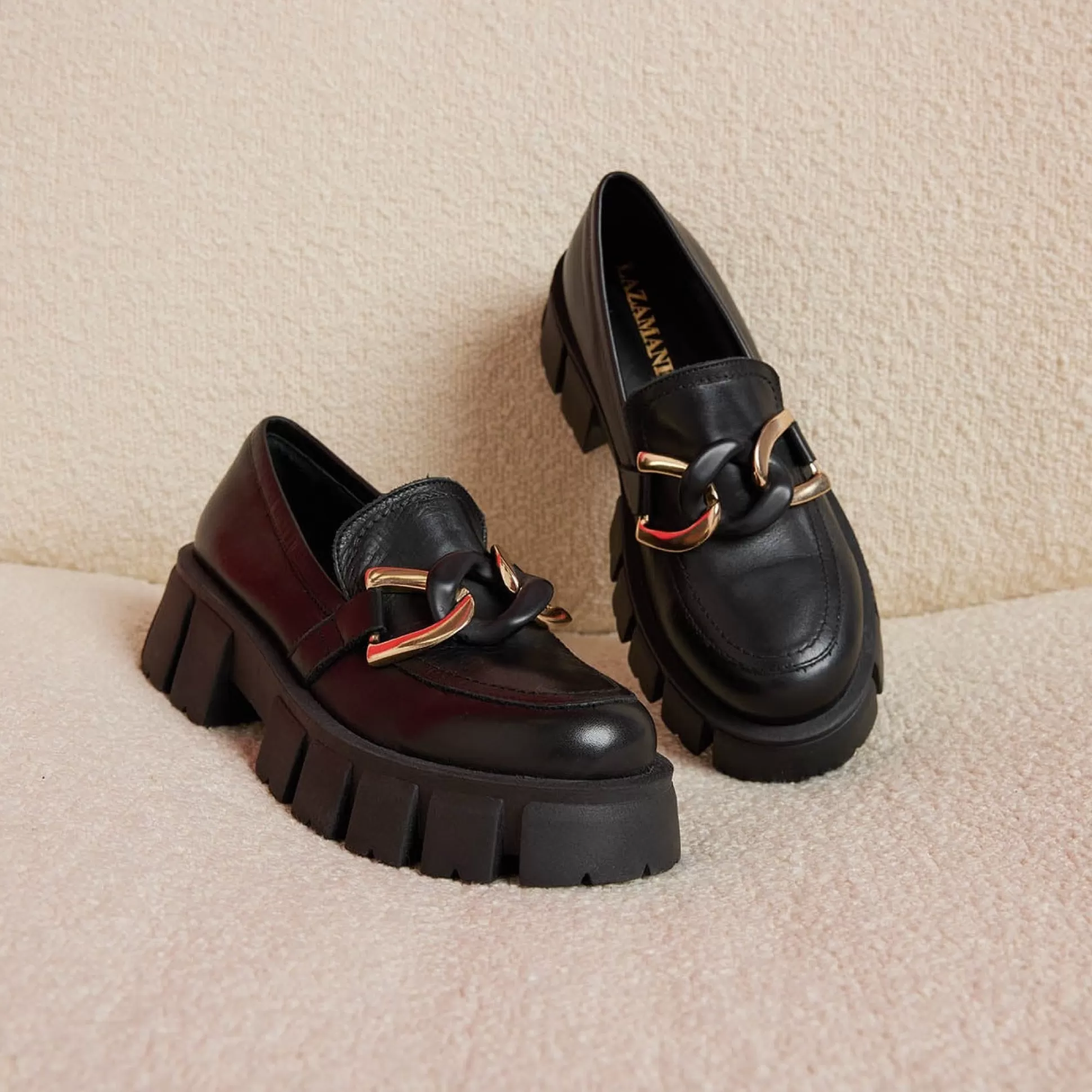 Vrouw Lazamani Dames Loafers 55.082 Black