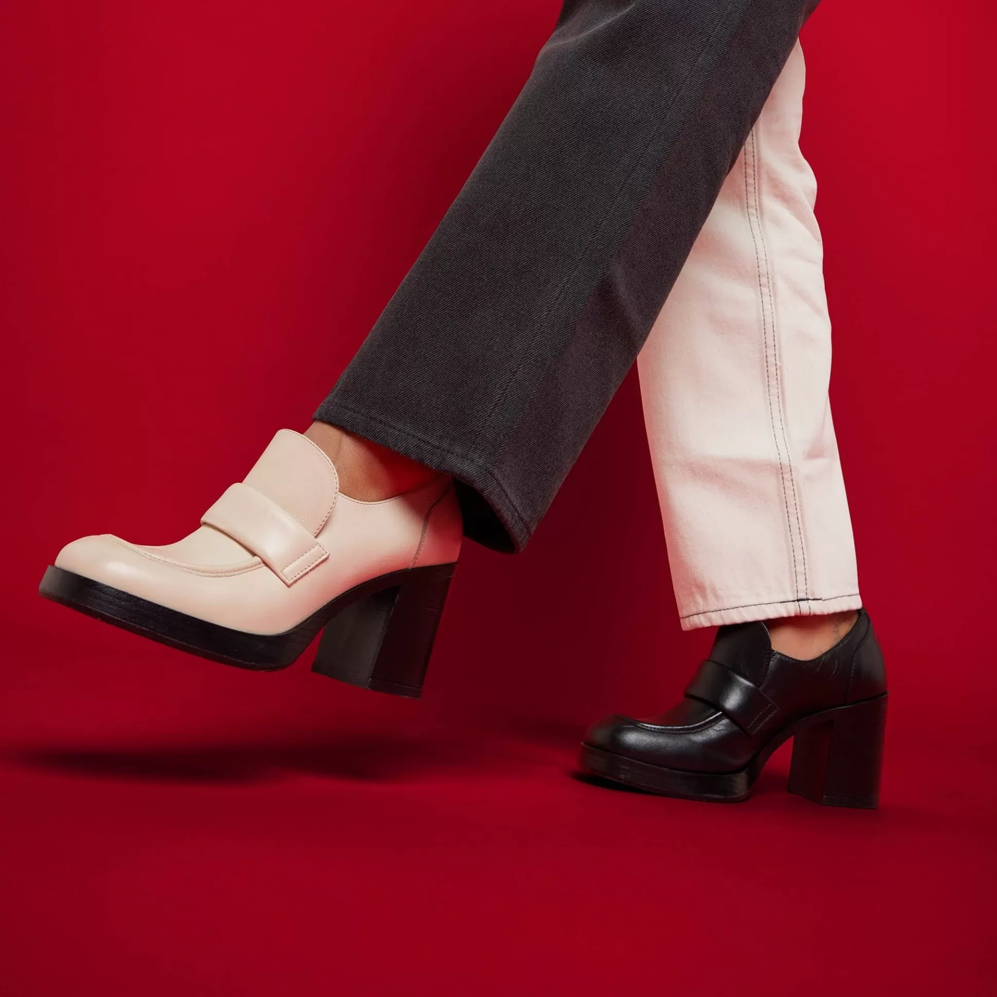 Vrouw Lazamani Dames Loafers 55.093 Ecru