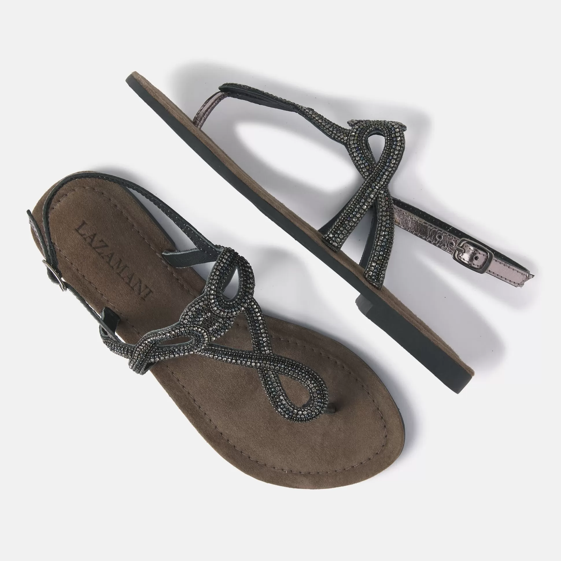 Vrouw Lazamani Dames Sandalen 33.510 Pewter