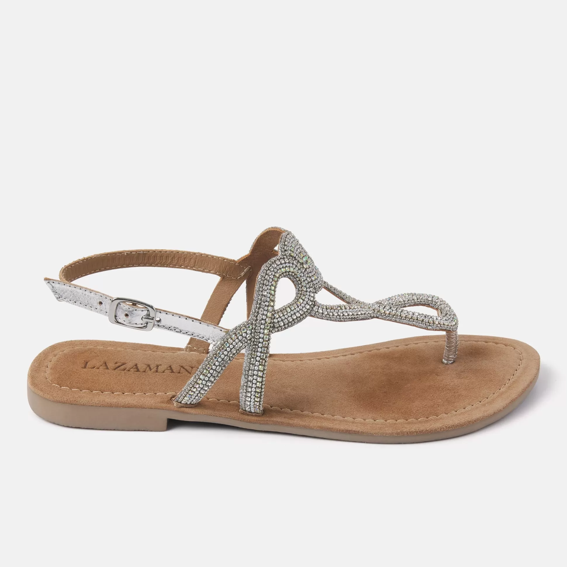 Vrouw Lazamani Dames Sandalen 33.510 Silver