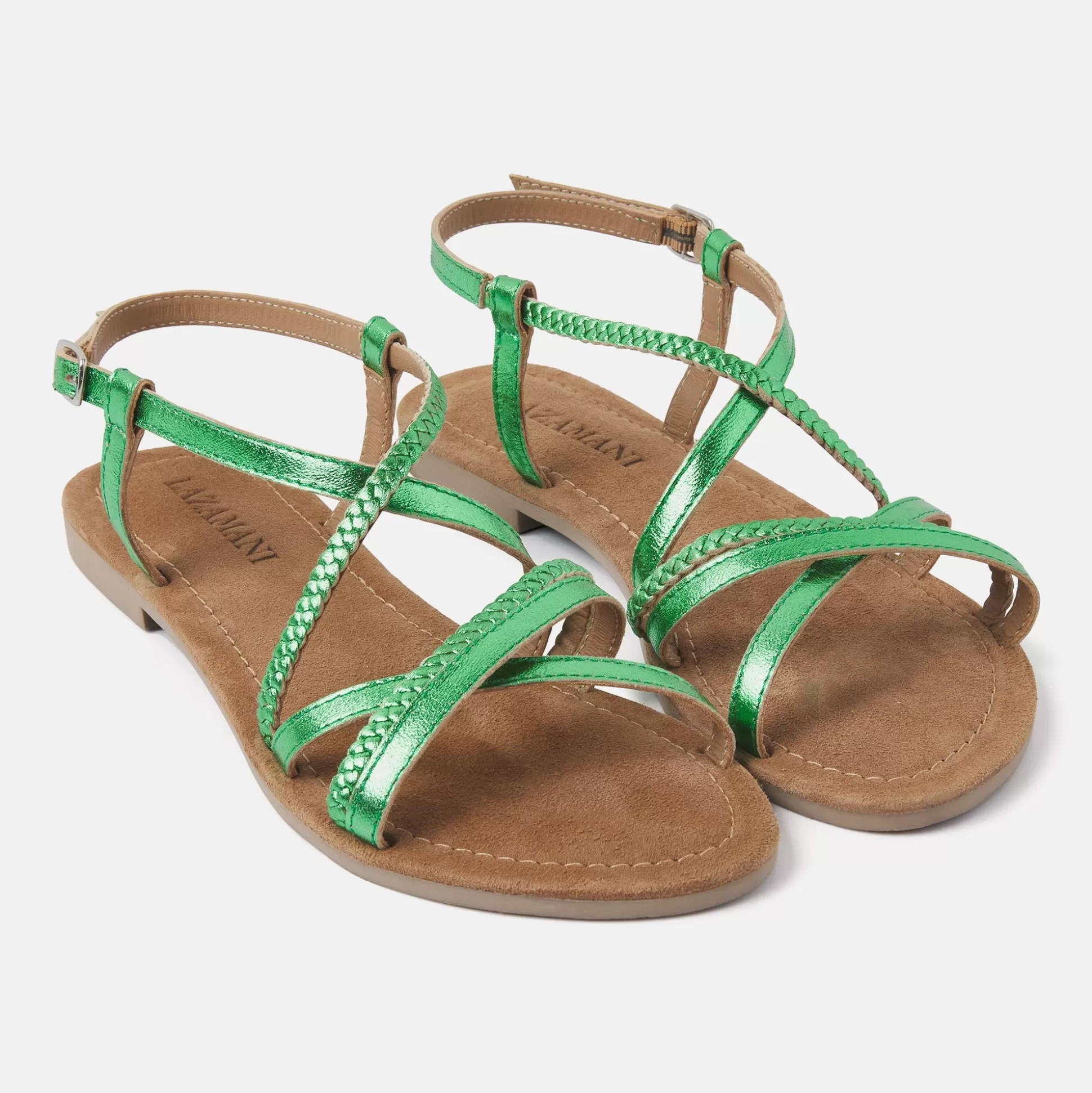 Vrouw Lazamani Dames Sandalen 33.523 Green