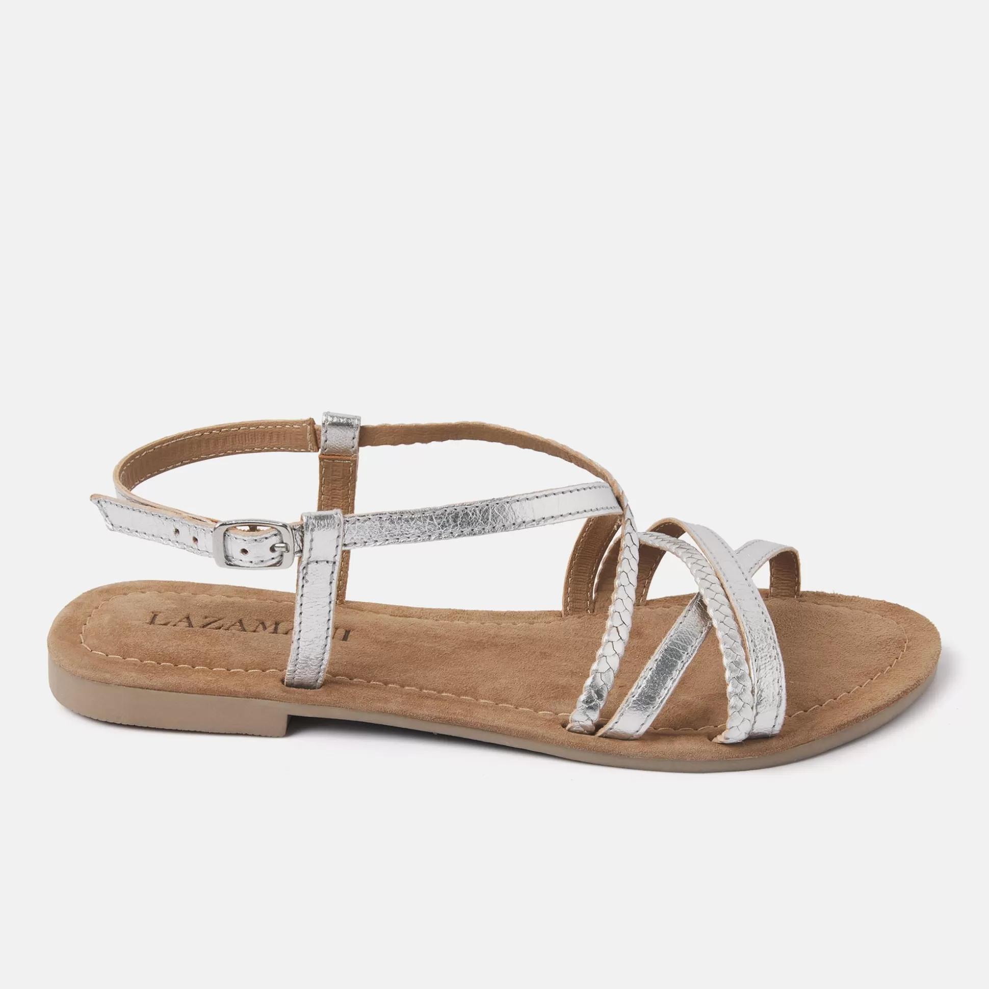 Vrouw Lazamani Dames Sandalen 33.523 Silver