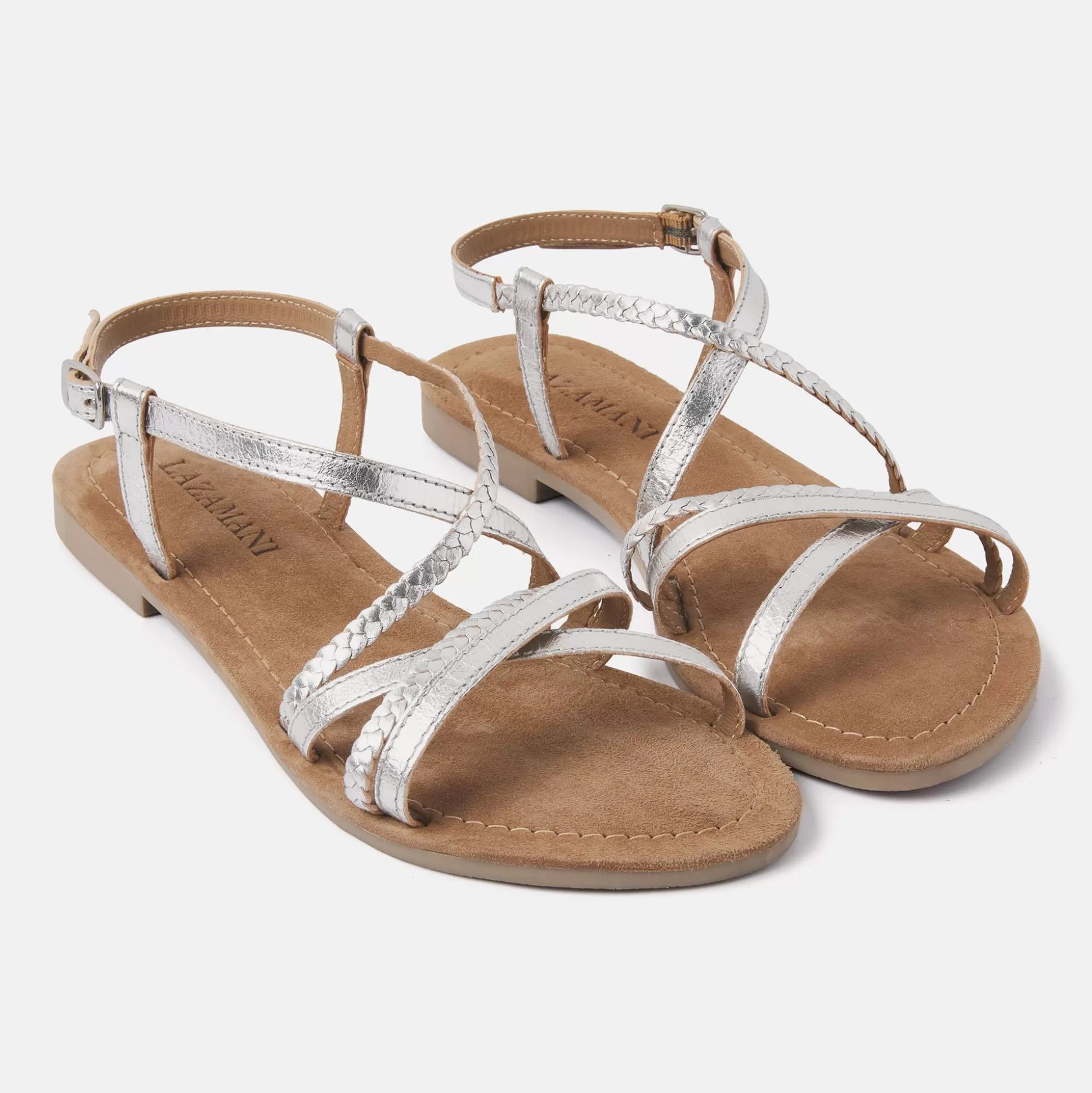 Vrouw Lazamani Dames Sandalen 33.523 Silver