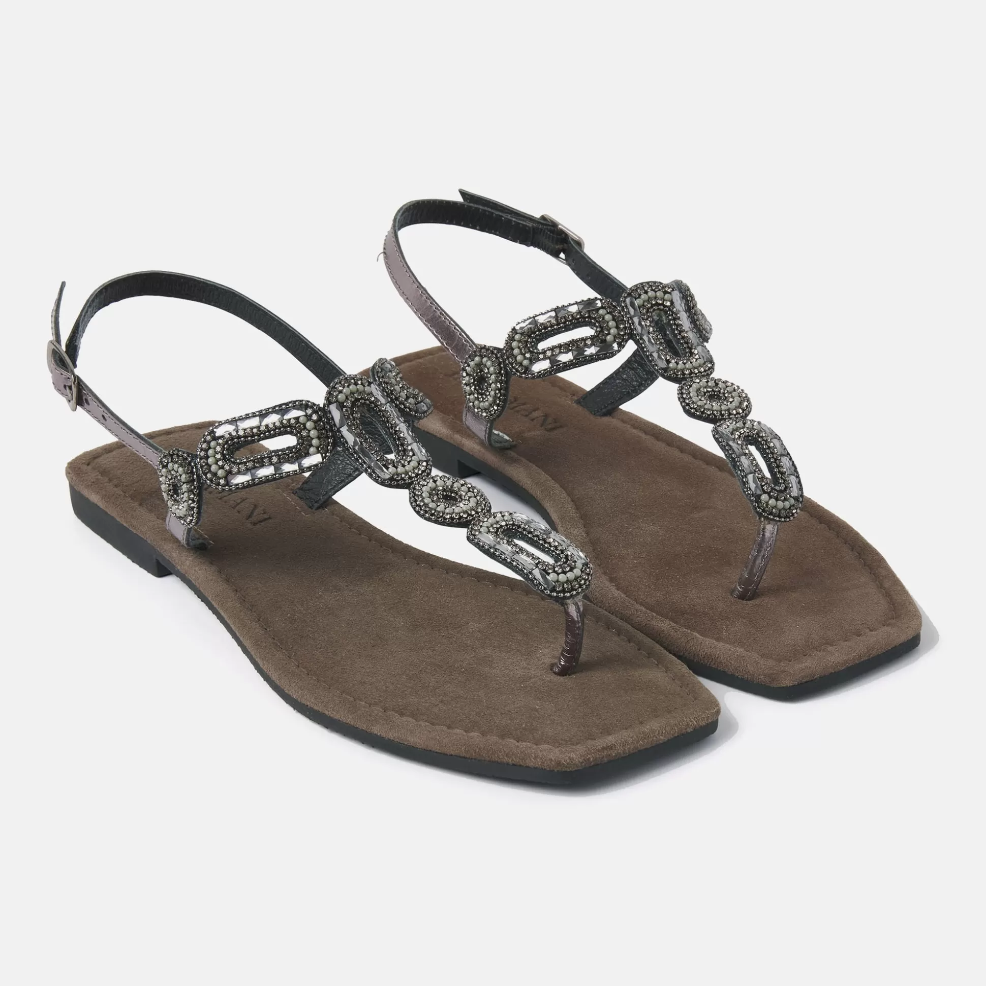 Vrouw Lazamani Dames Sandalen 33.540 Pewter