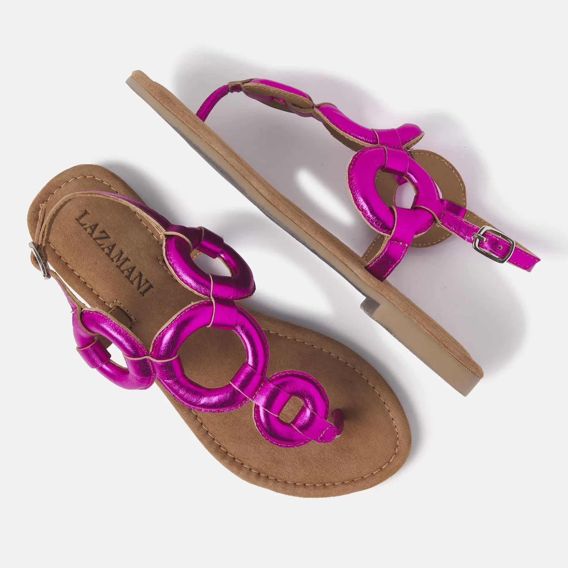 Vrouw Lazamani Dames Sandalen 33.543 Fuxia