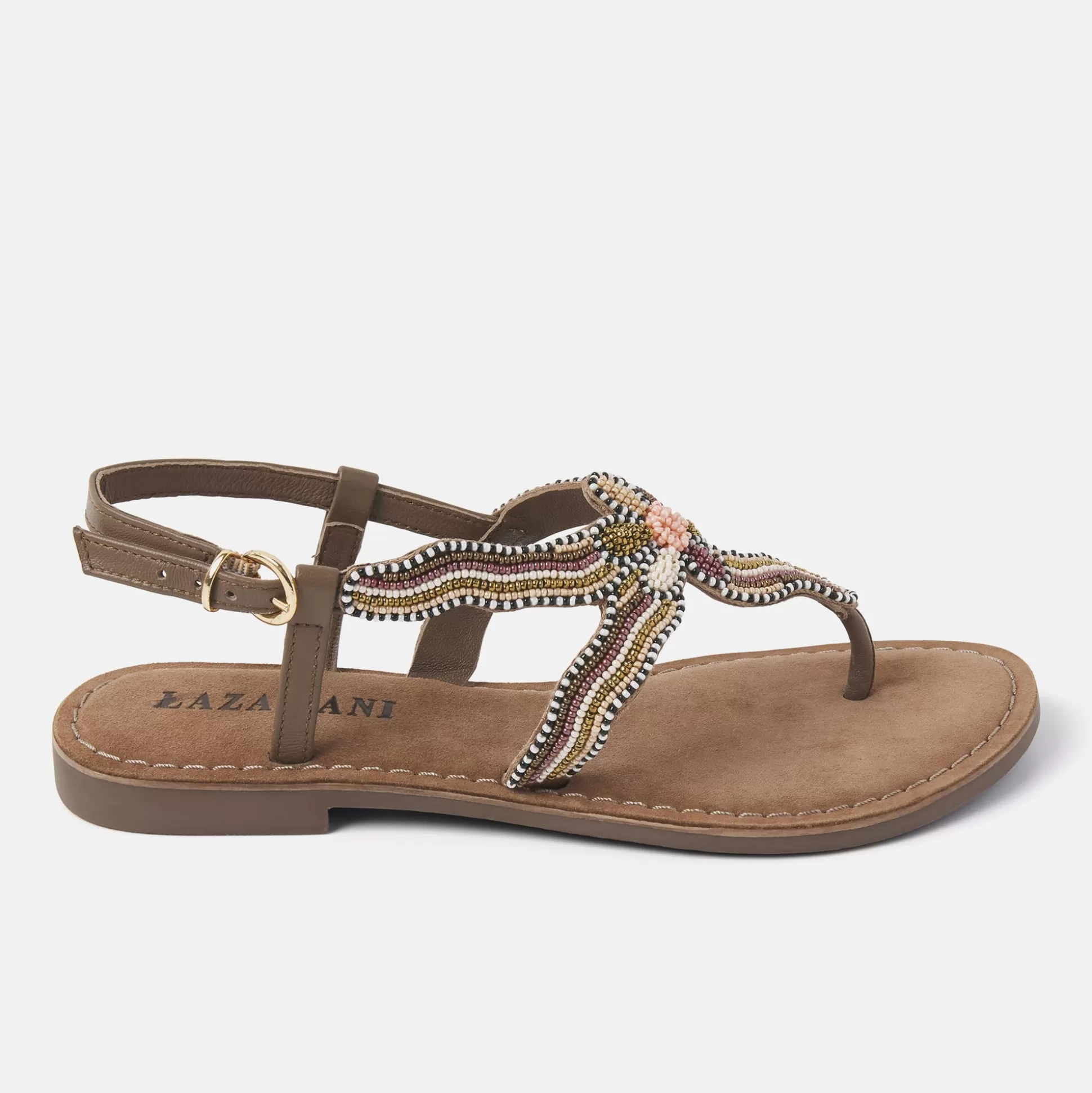 Vrouw Lazamani Dames Sandalen 75.298 Taupe
