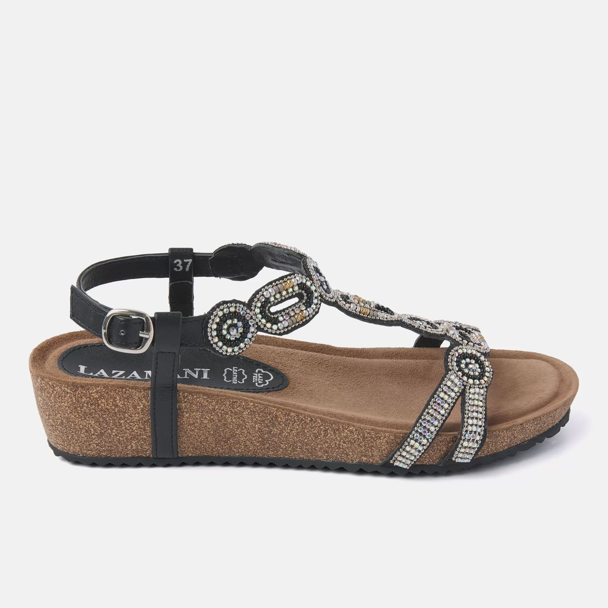 Vrouw Lazamani Dames Sandalen 75.354 Black