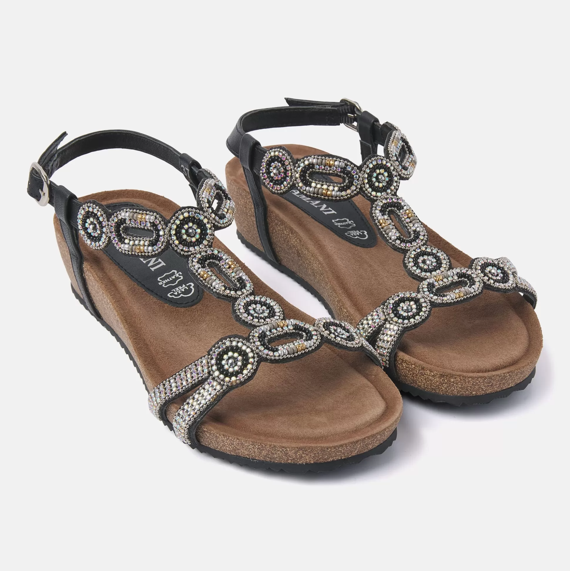 Vrouw Lazamani Dames Sandalen 75.354 Black