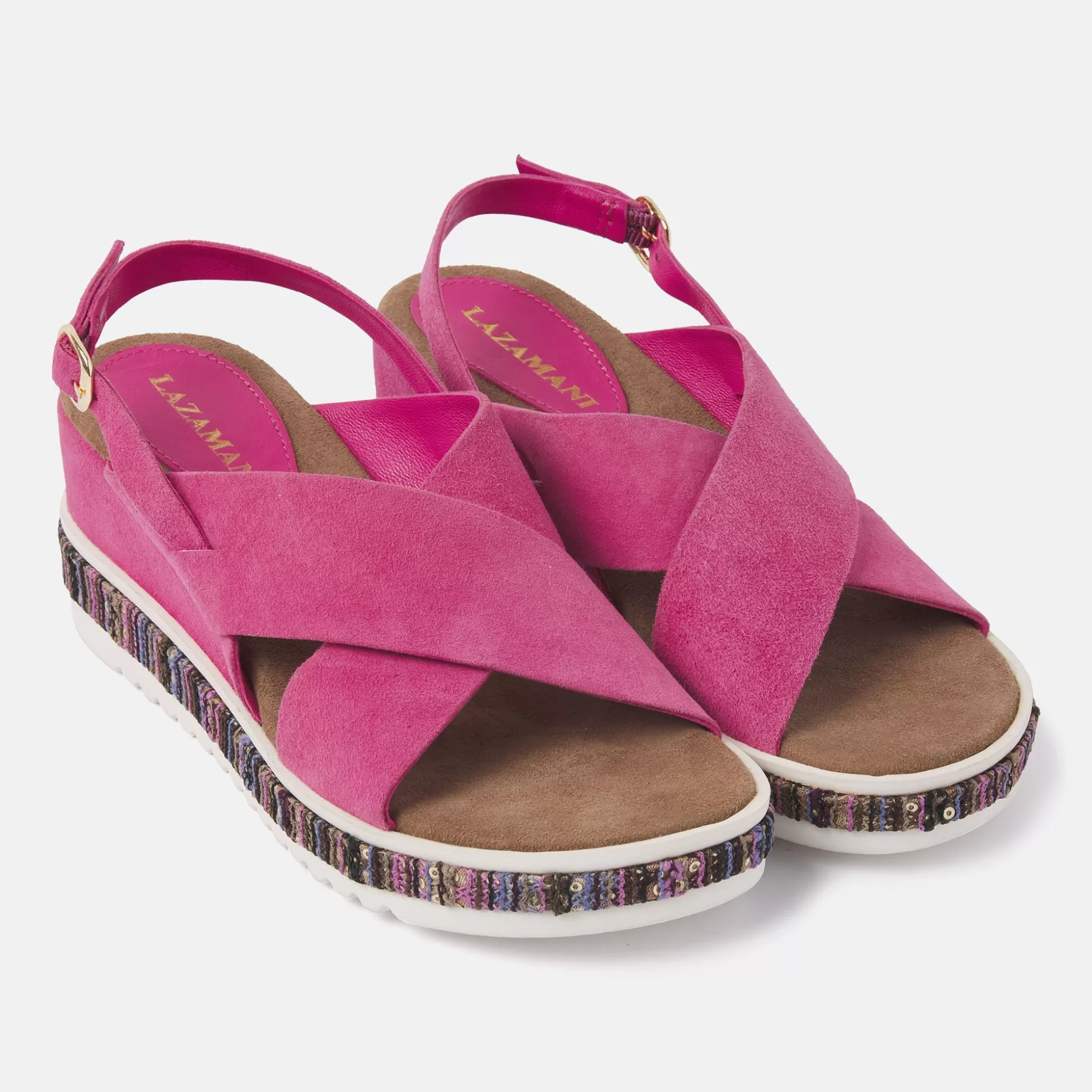 Vrouw Lazamani Dames Sandalen 75.370 Fuxia
