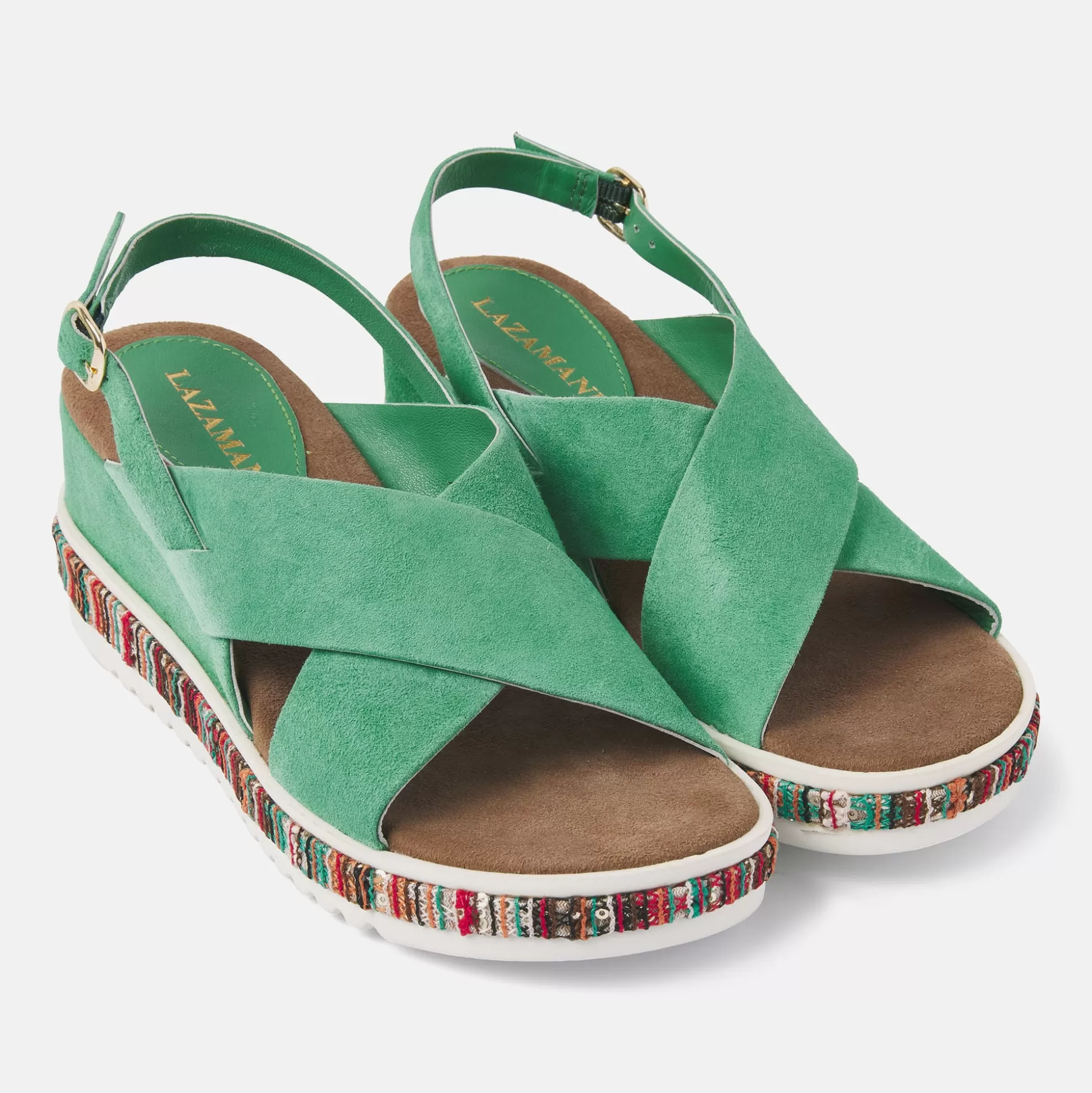 Vrouw Lazamani Dames Sandalen 75.370 Green
