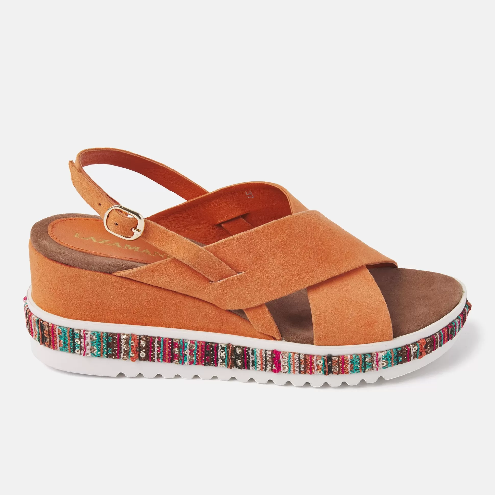 Vrouw Lazamani Dames Sandalen 75.370 Orange