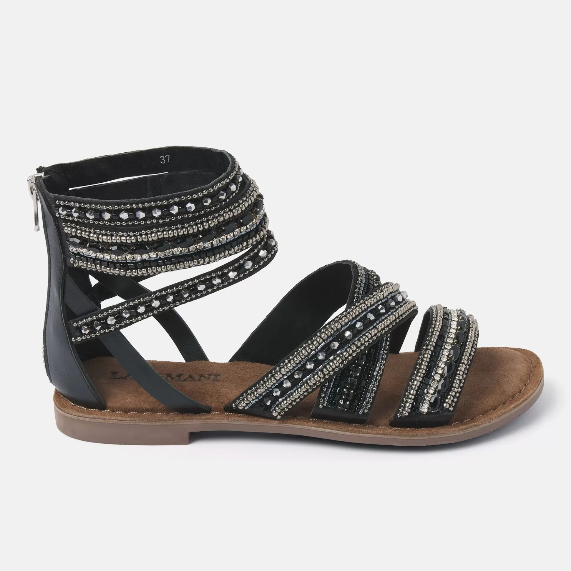 Vrouw Lazamani Dames Sandalen 75.393 Black