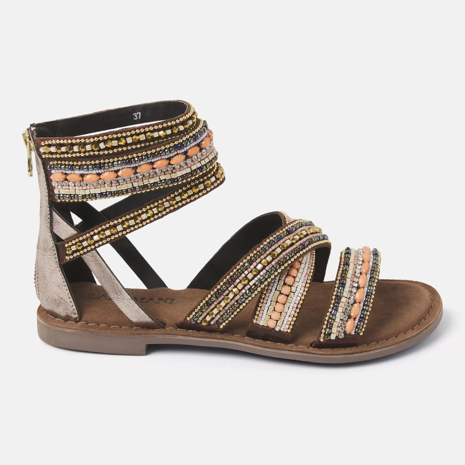 Vrouw Lazamani Dames Sandalen 75.393 Brown