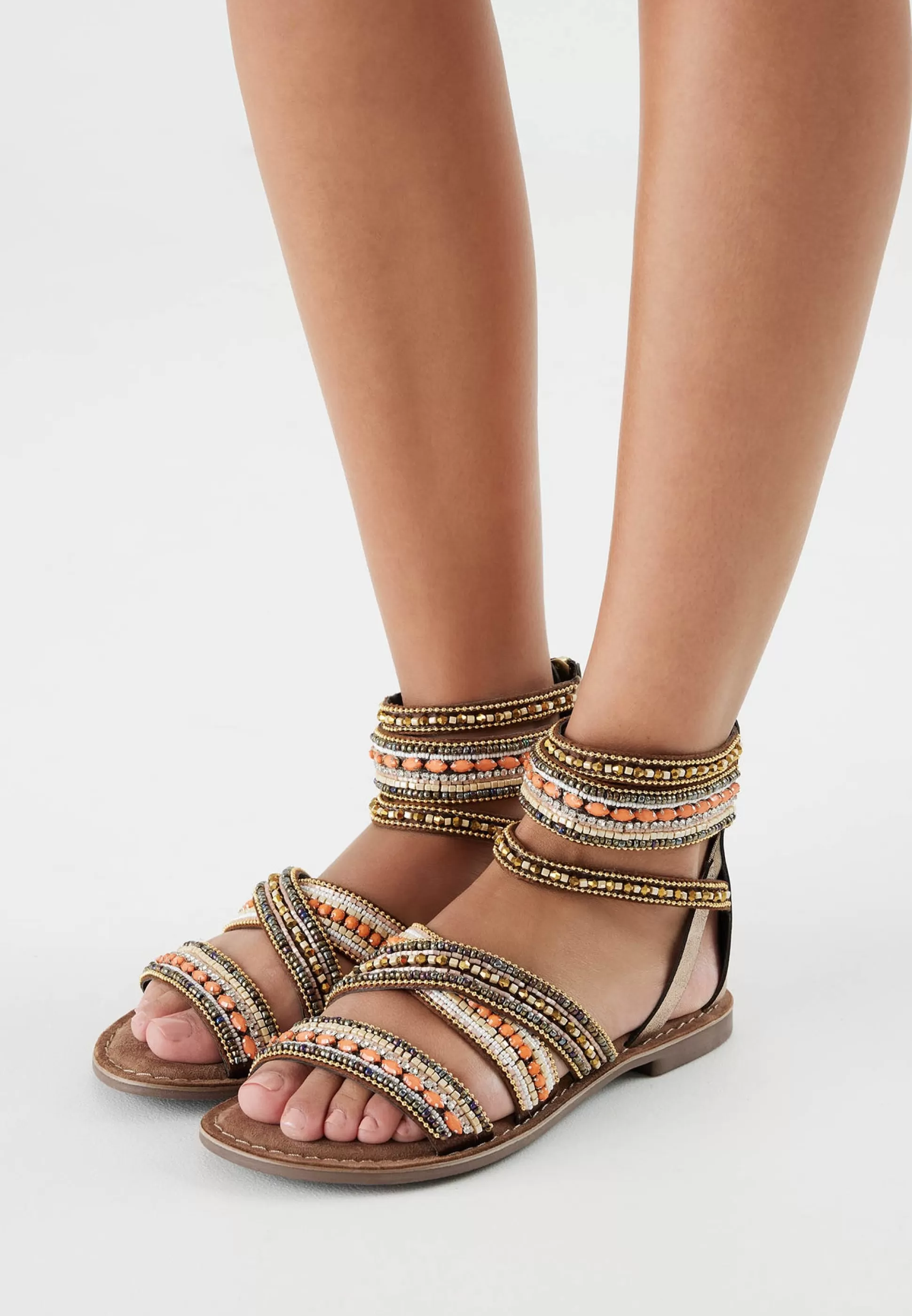 Vrouw Lazamani Dames Sandalen 75.393 Brown