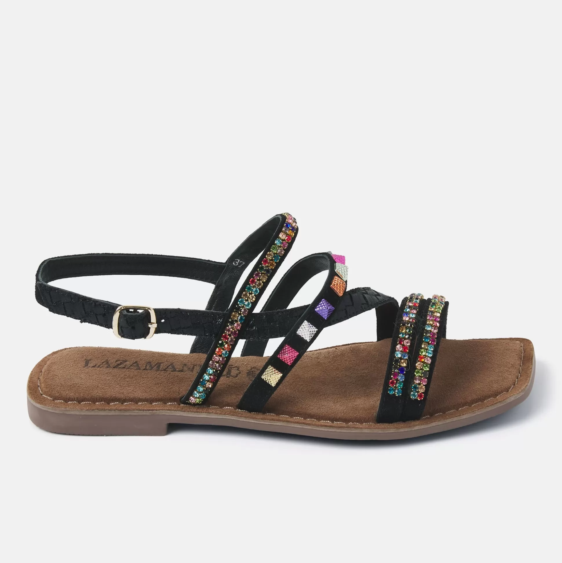 Vrouw Lazamani Dames Sandalen 75.405 Black