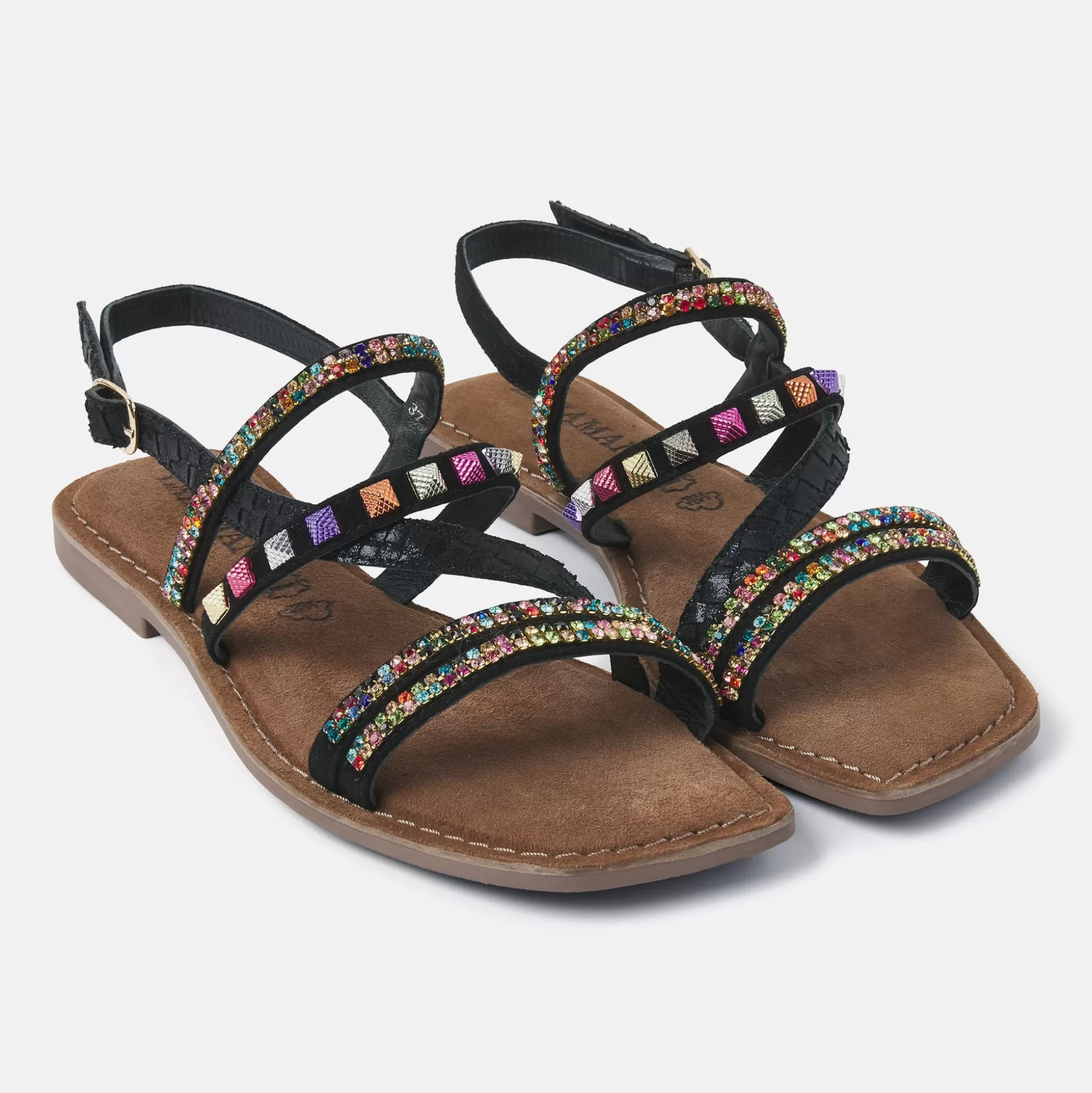 Vrouw Lazamani Dames Sandalen 75.405 Black