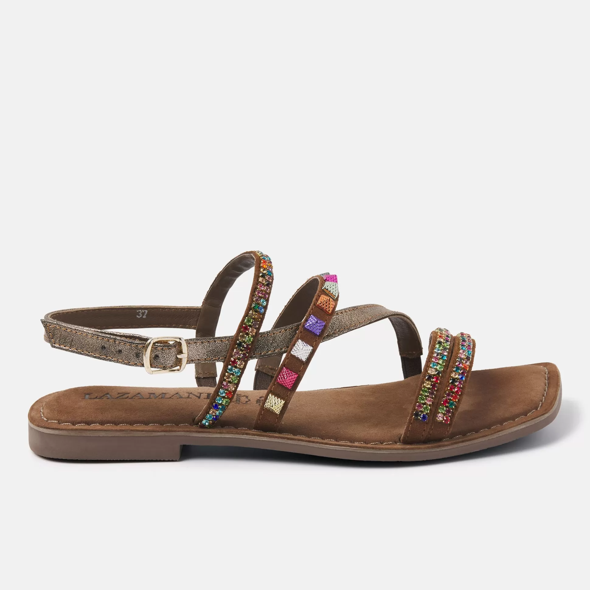 Vrouw Lazamani Dames Sandalen 75.405 Copper