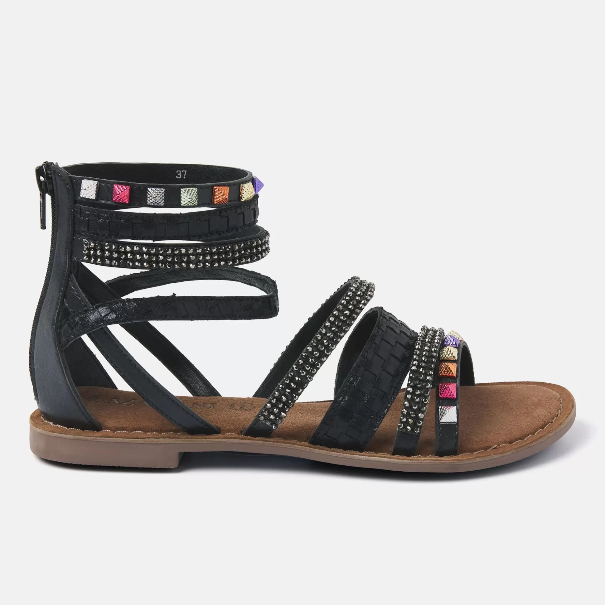 Vrouw Lazamani Dames Sandalen 75.406 Black