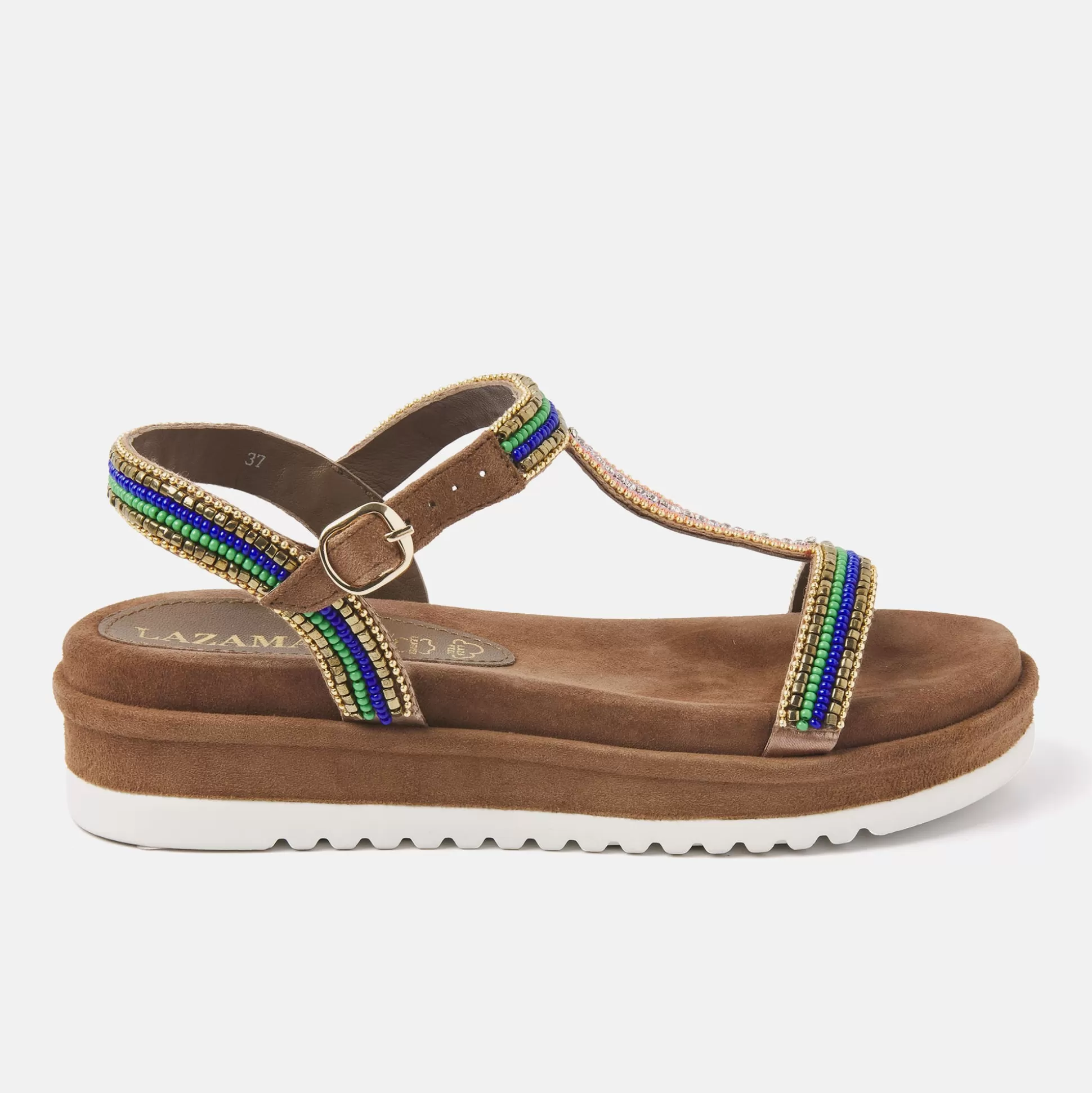 Vrouw Lazamani Dames Sandalen 75.417 Blue Multi