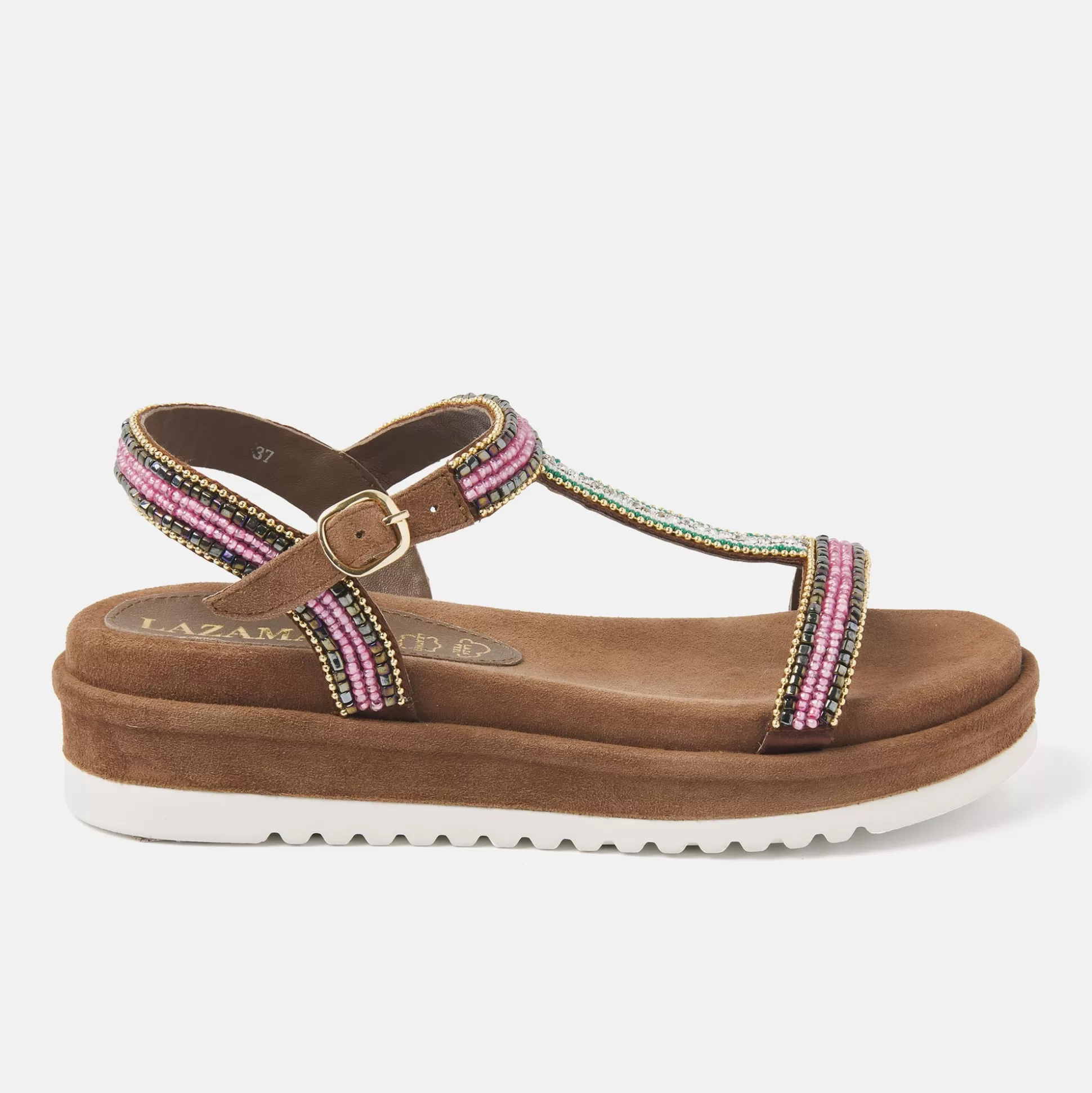 Vrouw Lazamani Dames Sandalen 75.417 Pink Multi