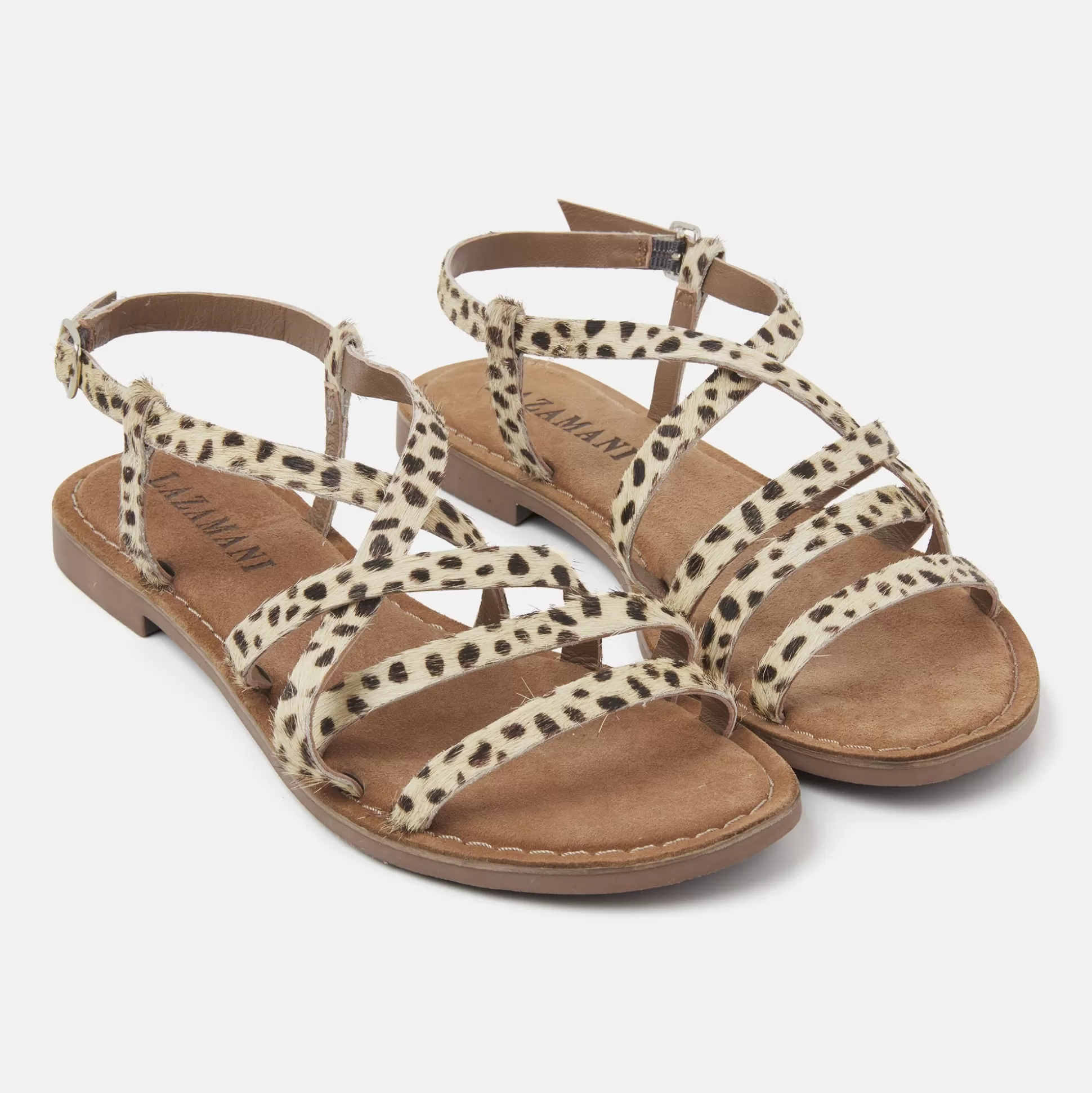 Vrouw Lazamani Dames Sandalen 75.529 Dalmatian