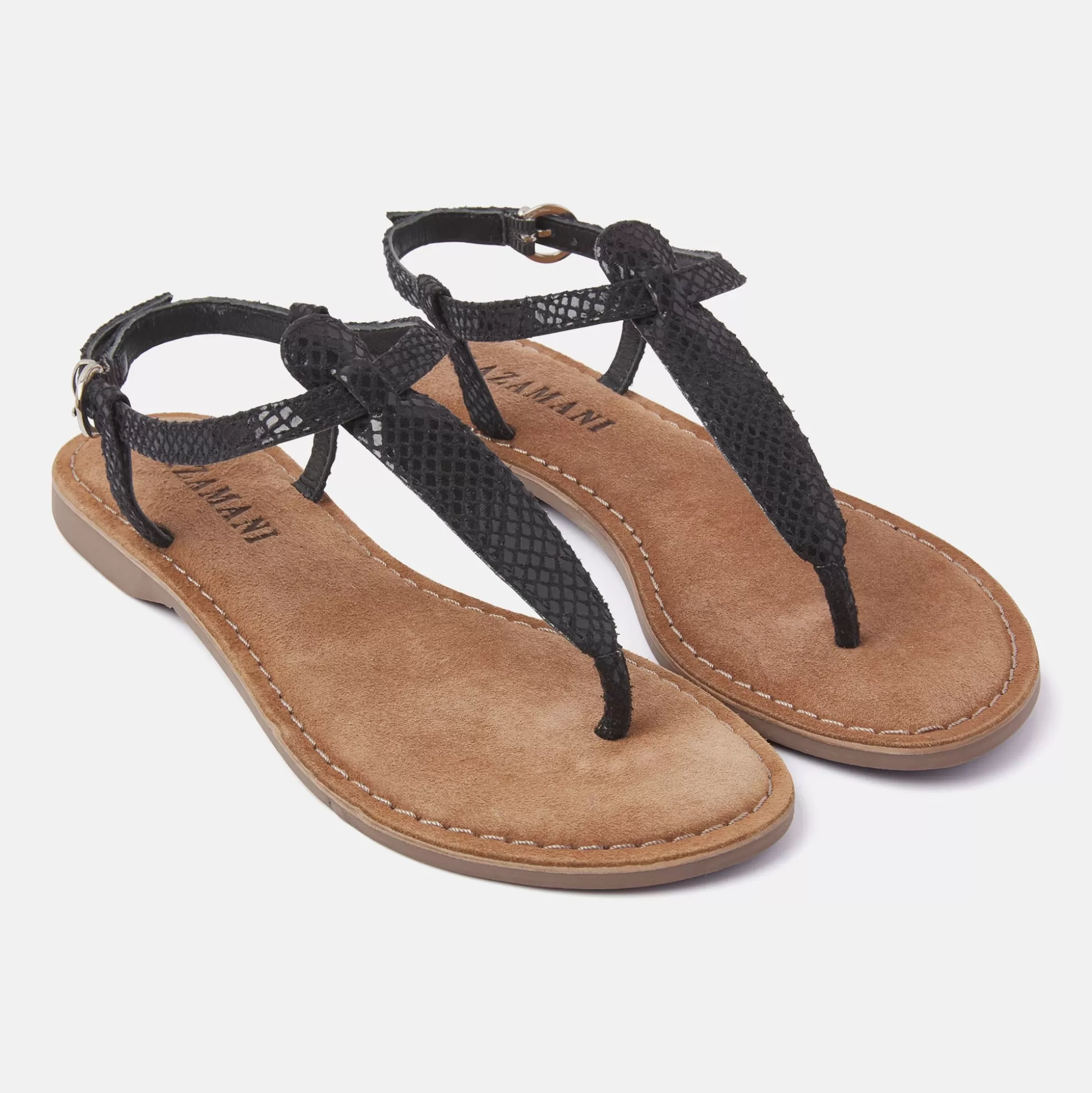 Vrouw Lazamani Dames Sandalen 75.611 Black
