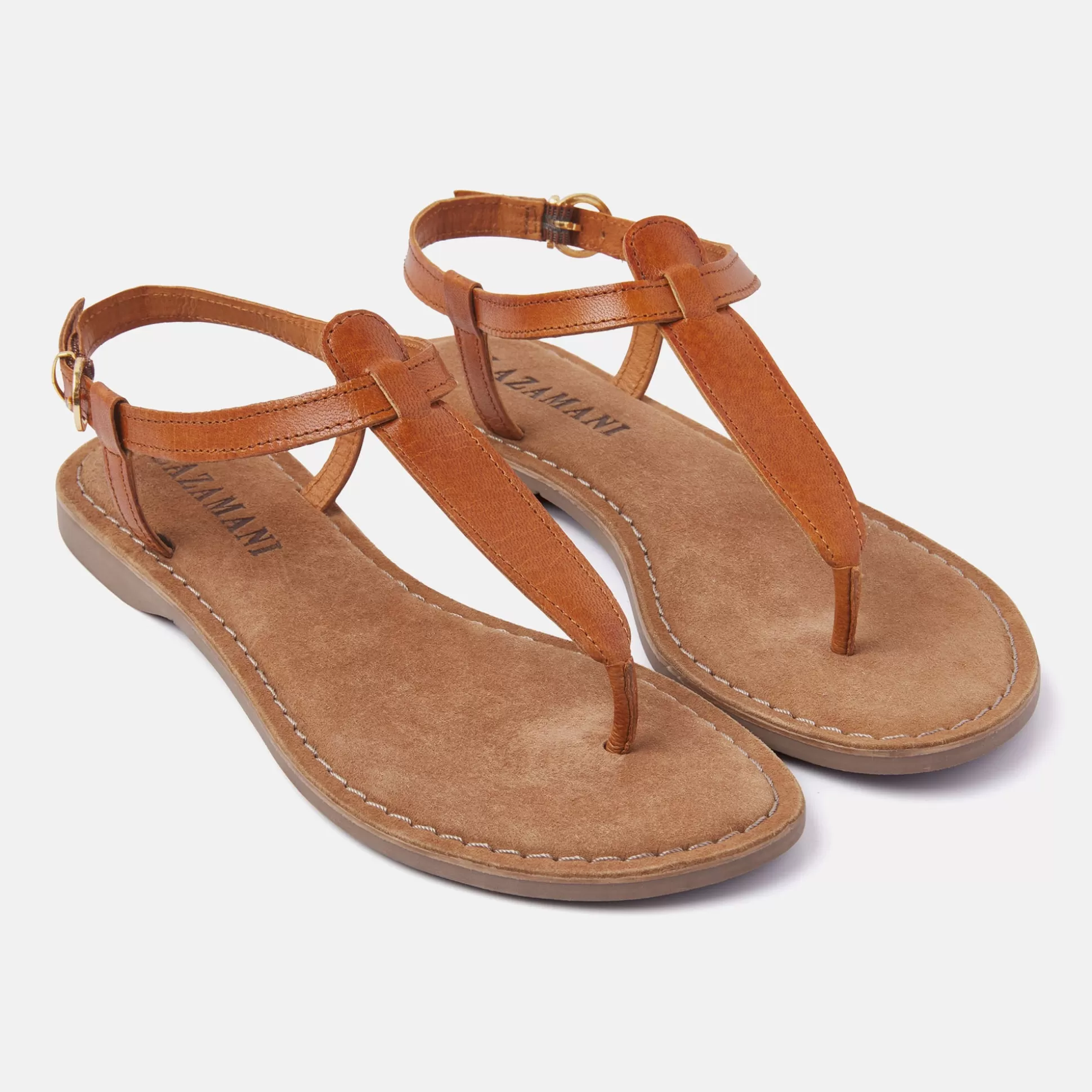 Vrouw Lazamani Dames Sandalen 75.618 Tan