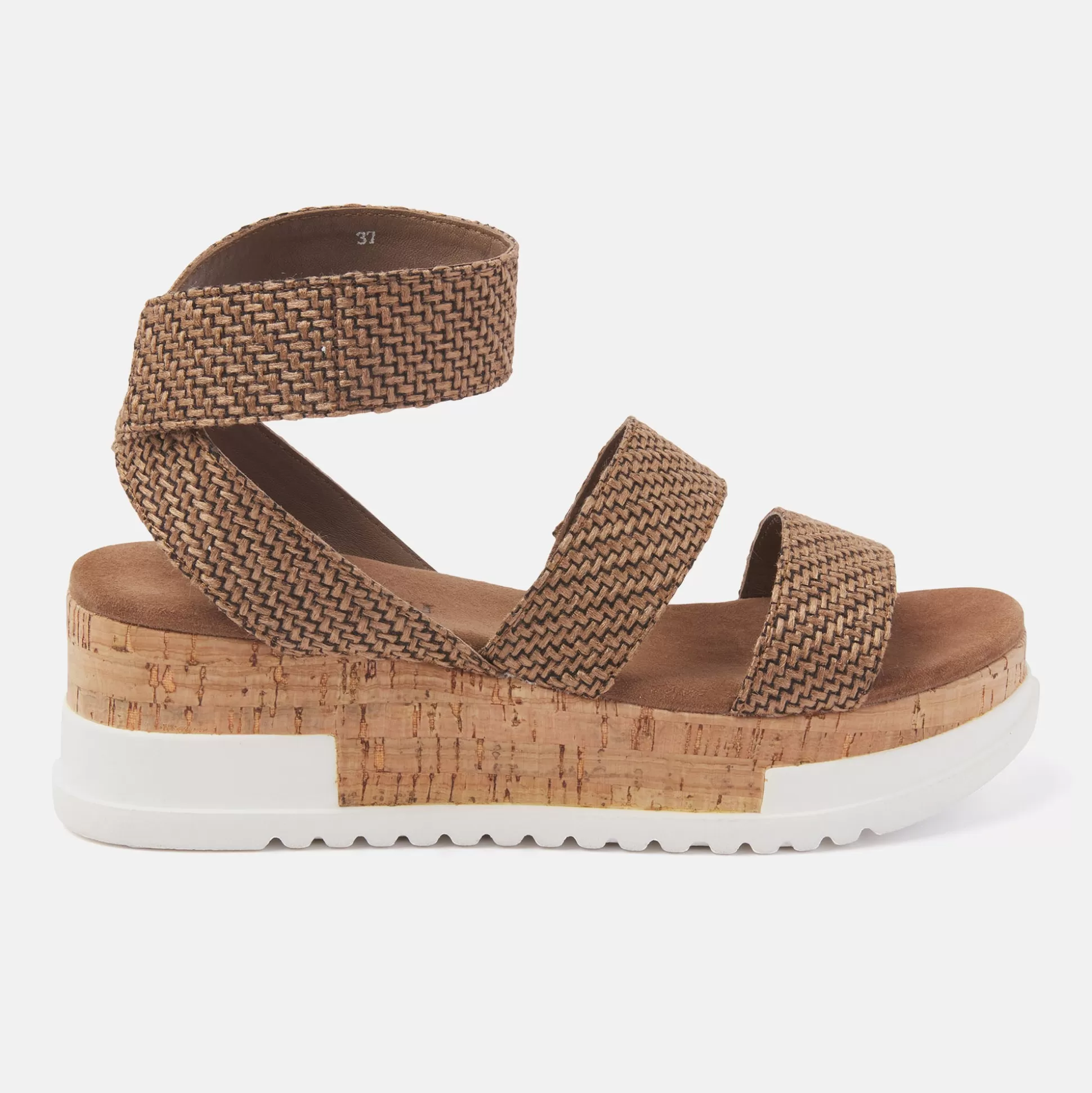 Vrouw Lazamani Dames Sandalen 75.812 Brown