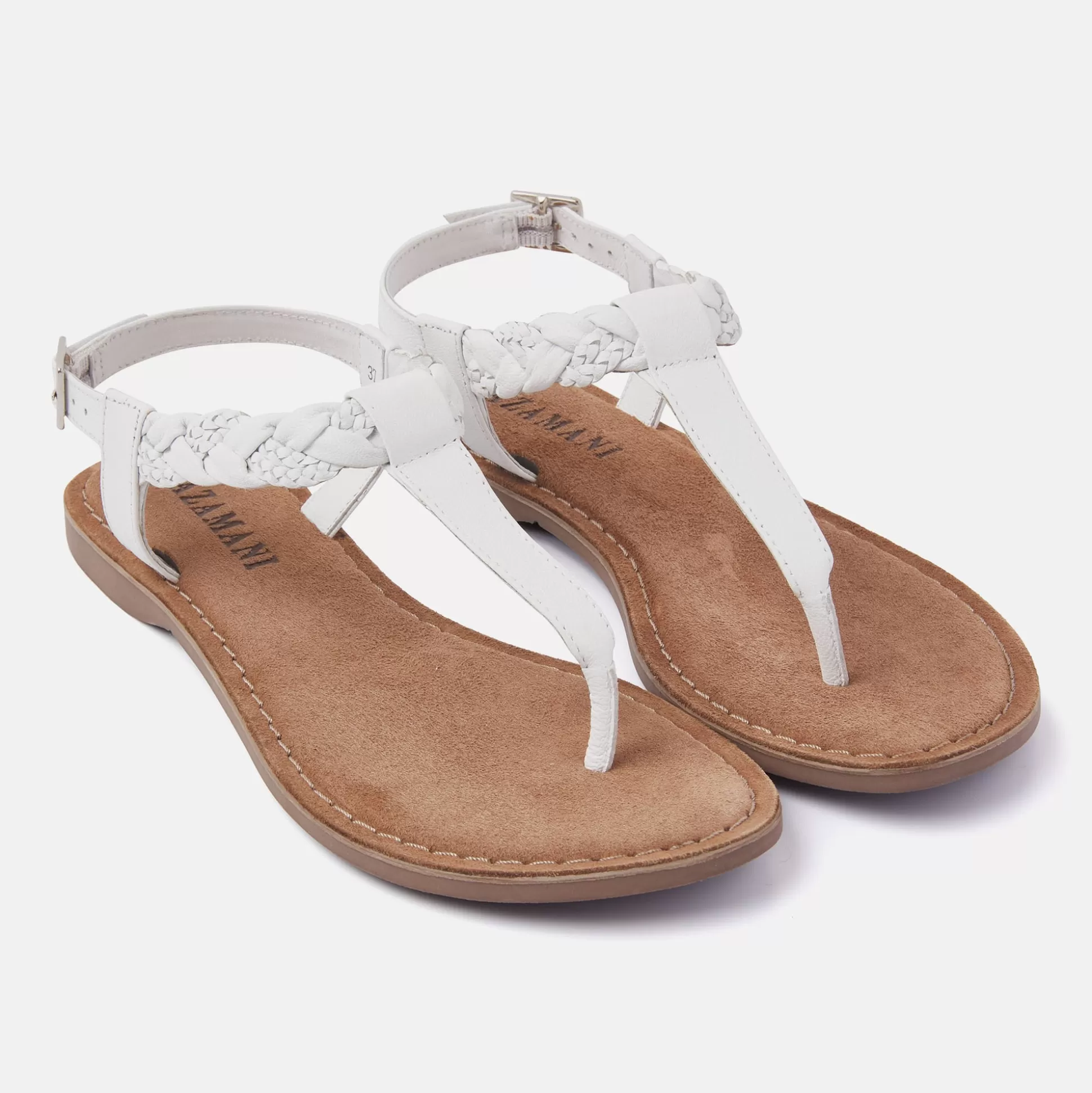 Vrouw Lazamani Dames Sandalen 75.834 White