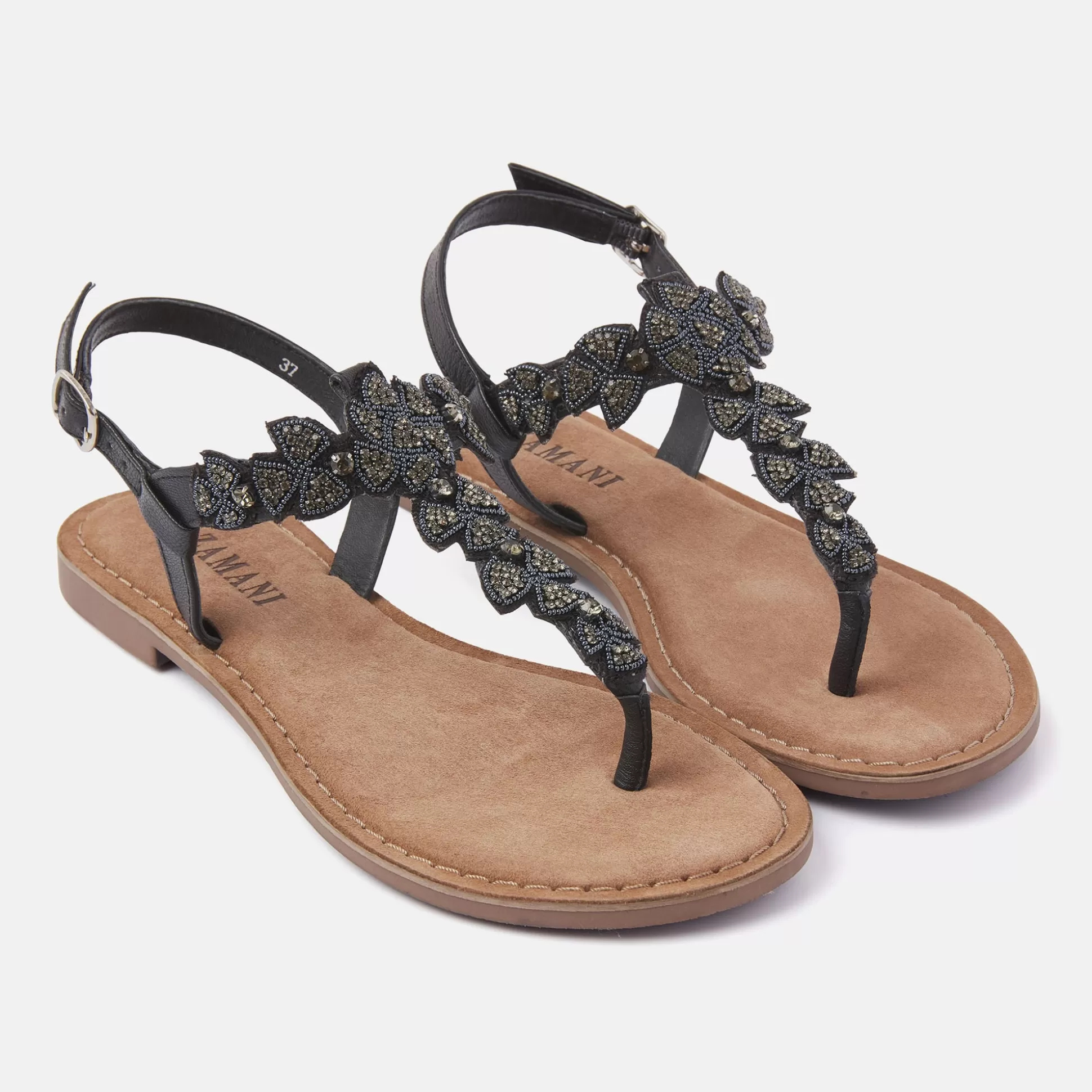 Vrouw Lazamani Dames Sandalen 75.837 Black
