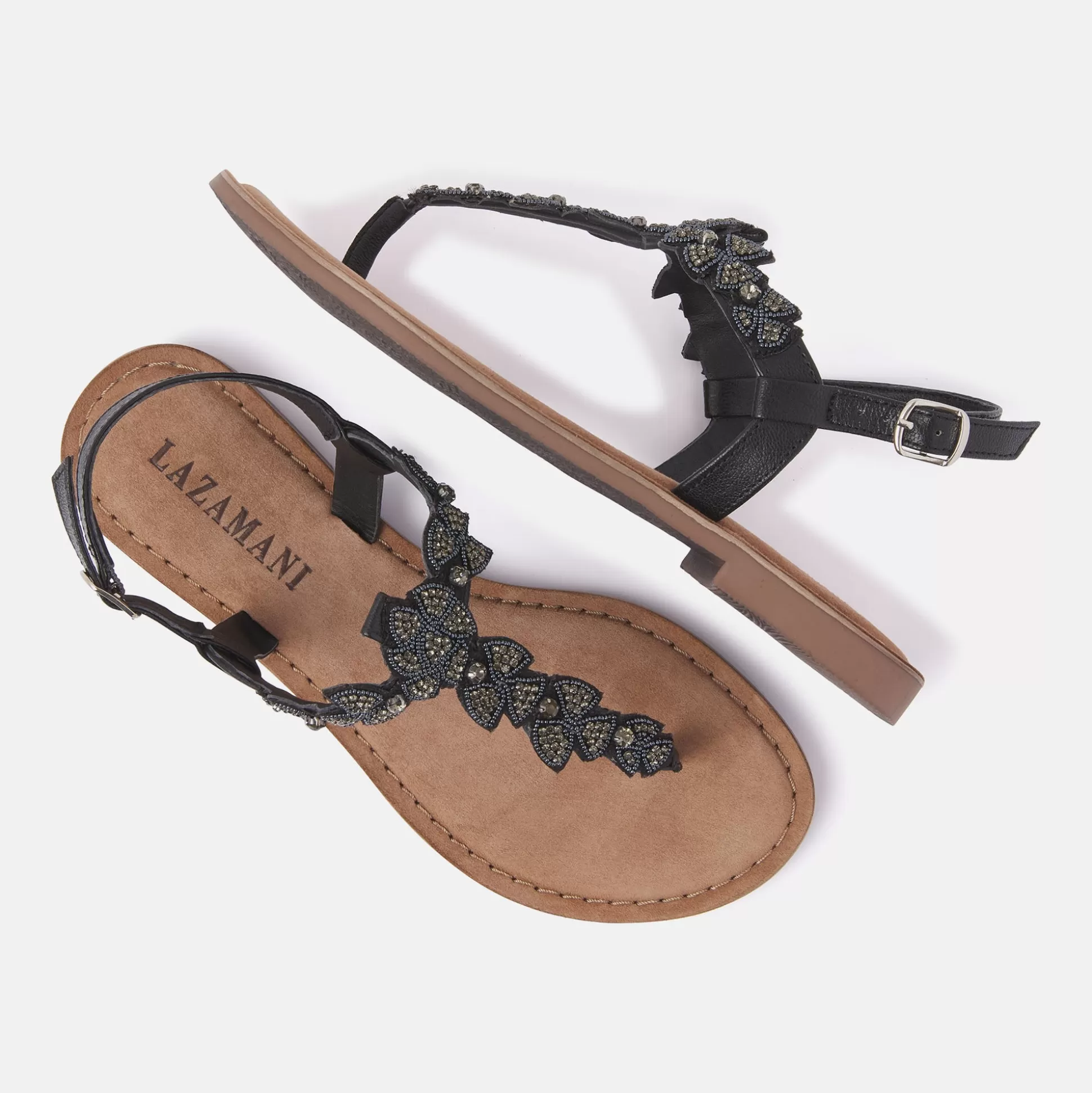 Vrouw Lazamani Dames Sandalen 75.837 Black