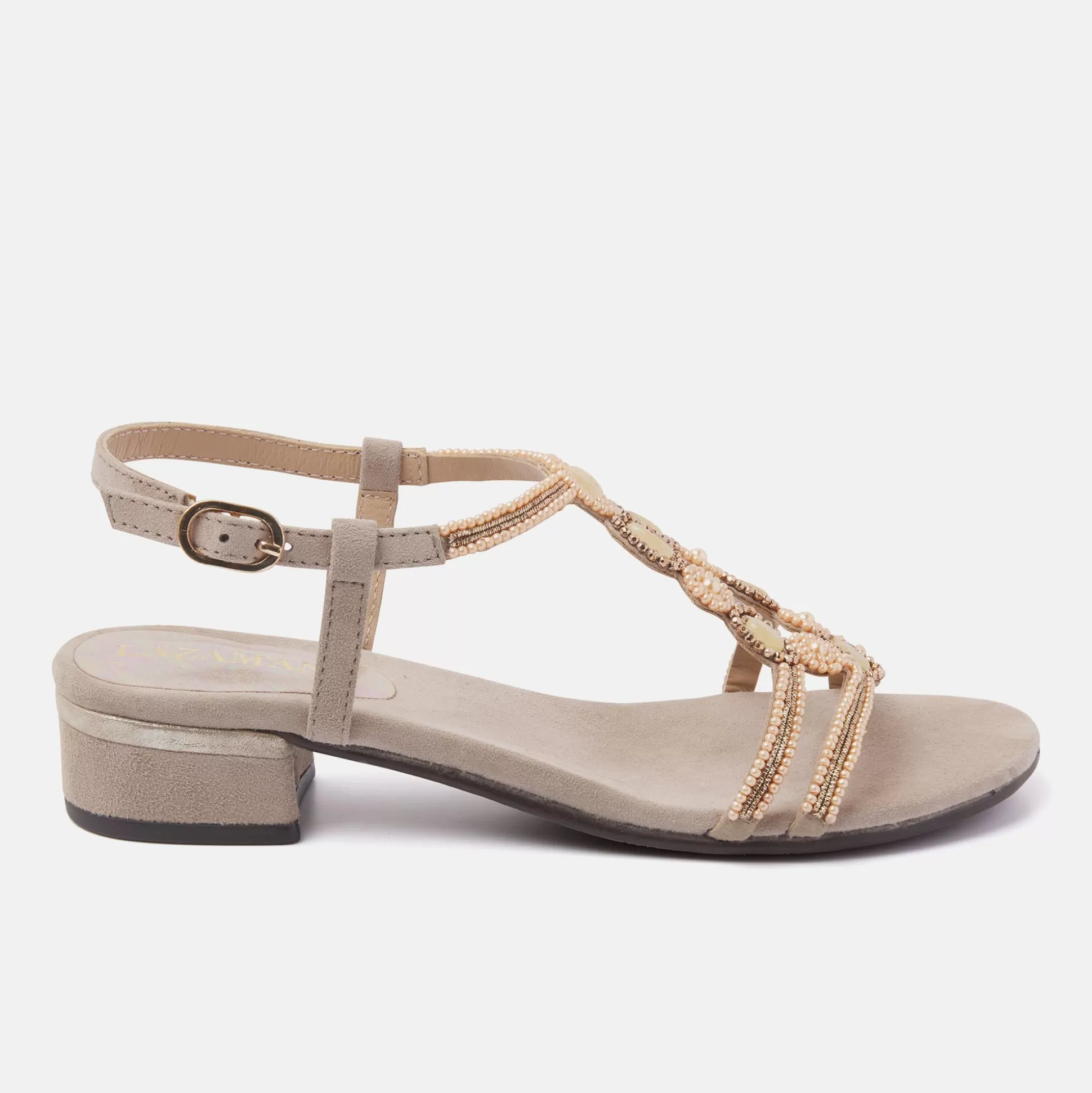 Vrouw Lazamani Dames Sandalen 85.379 Biscuit
