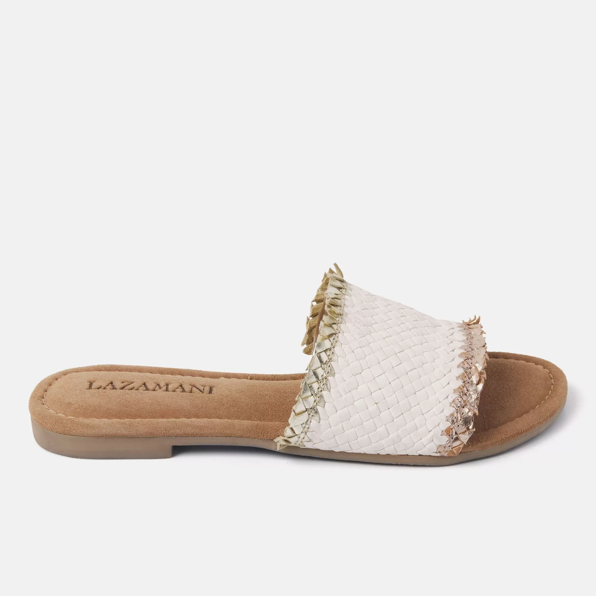 Vrouw Lazamani Dames Slippers 33.486 Off-White