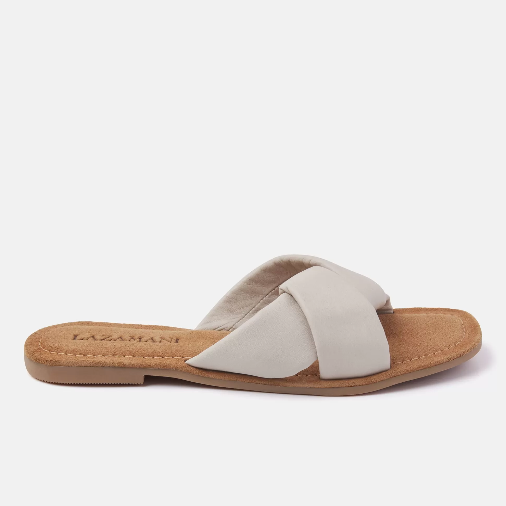 Vrouw Lazamani Dames Slippers 33.505 Oyster